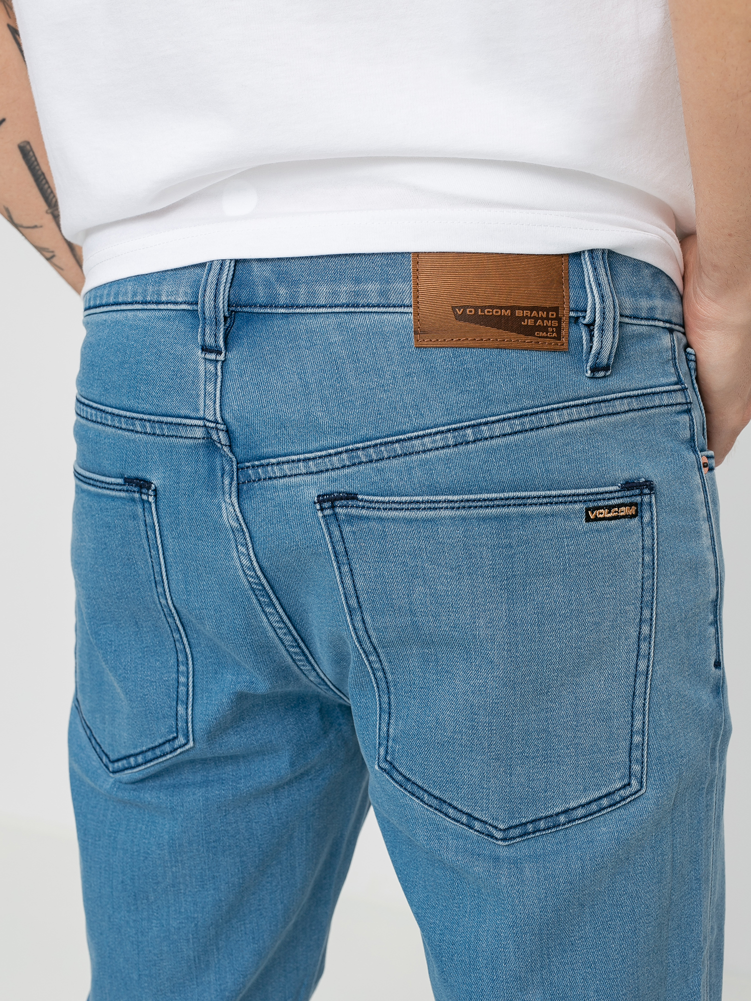 Spodnie Volcom Solver Denim (flat vintage indigo)