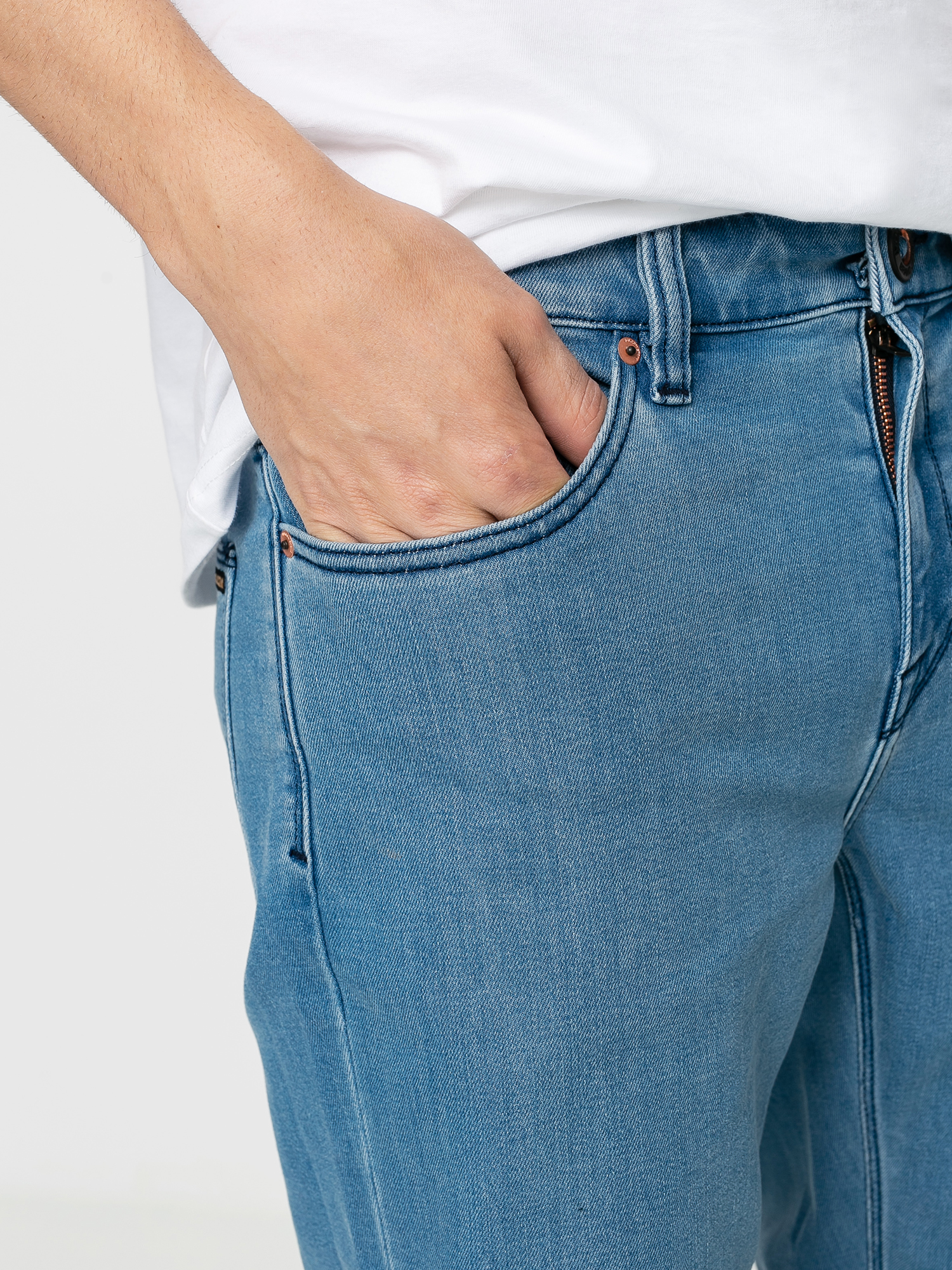 Spodnie Volcom Solver Denim (flat vintage indigo)