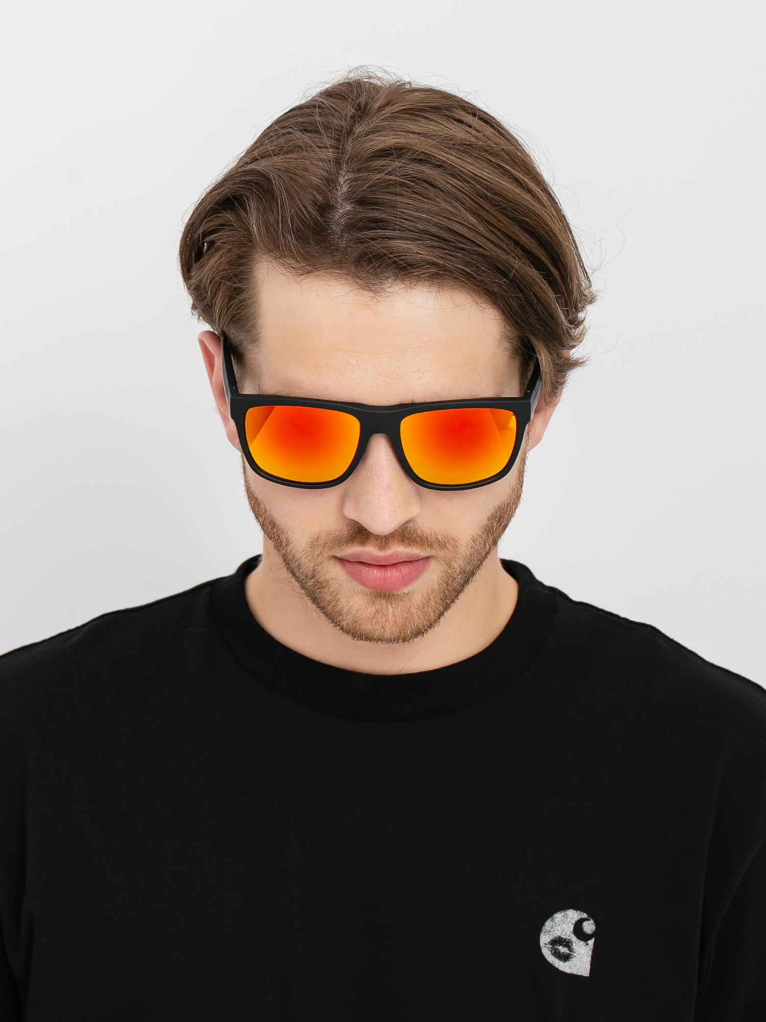 Okulary przeciwsłoneczne Dragon Aerial (matte black/ll orange ion)