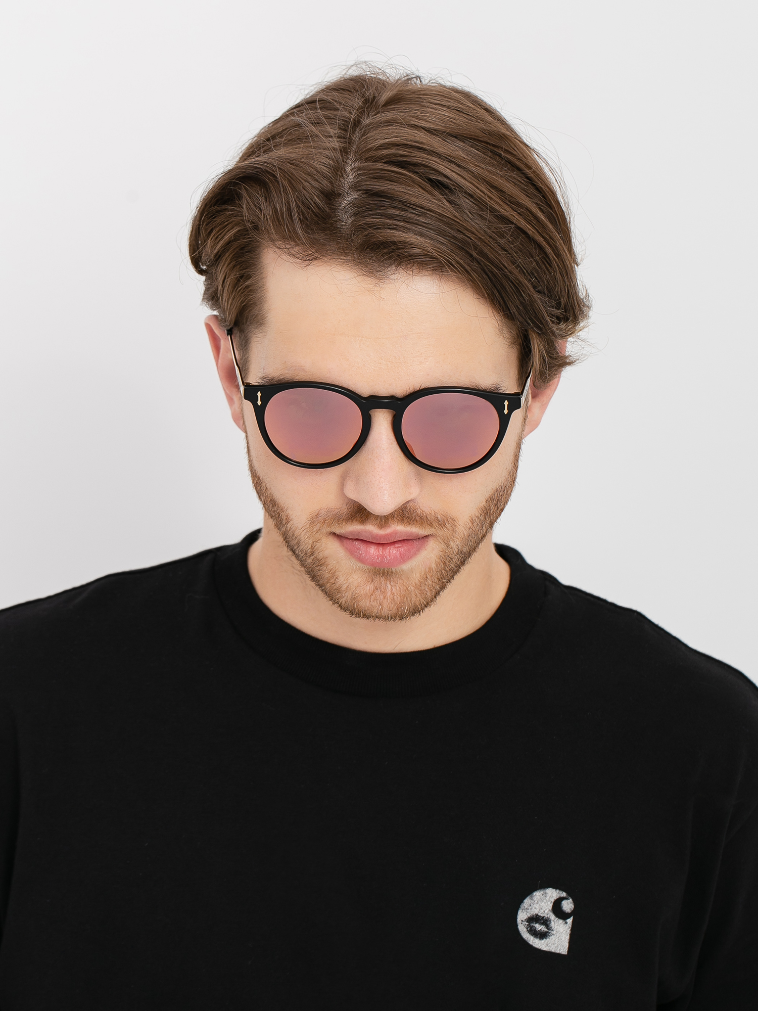 Okulary przeciwsłoneczne Dragon Hype (matte black/ll rose gold ion)