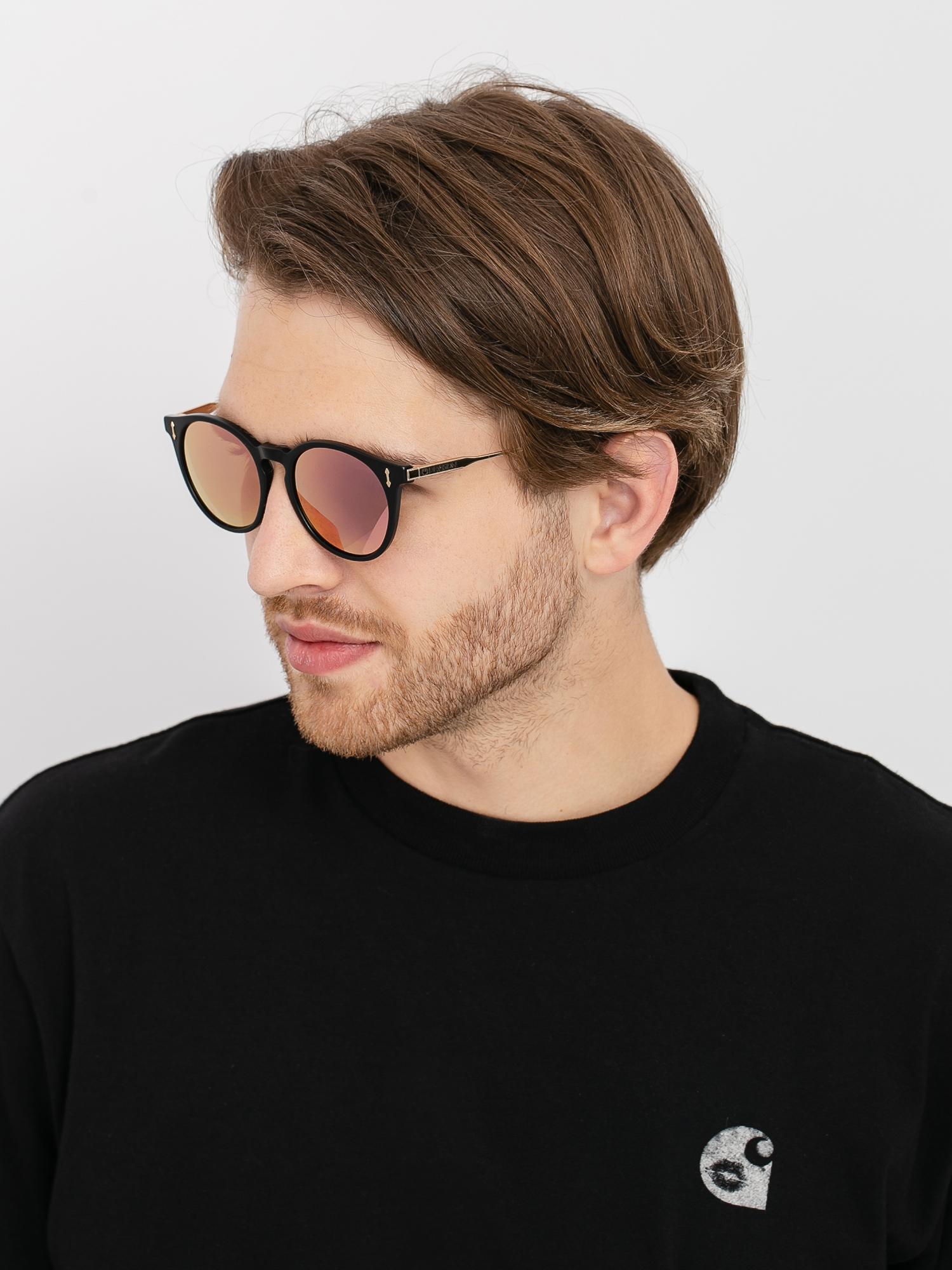 Okulary przeciwsłoneczne Dragon Hype (matte black/ll rose gold ion)
