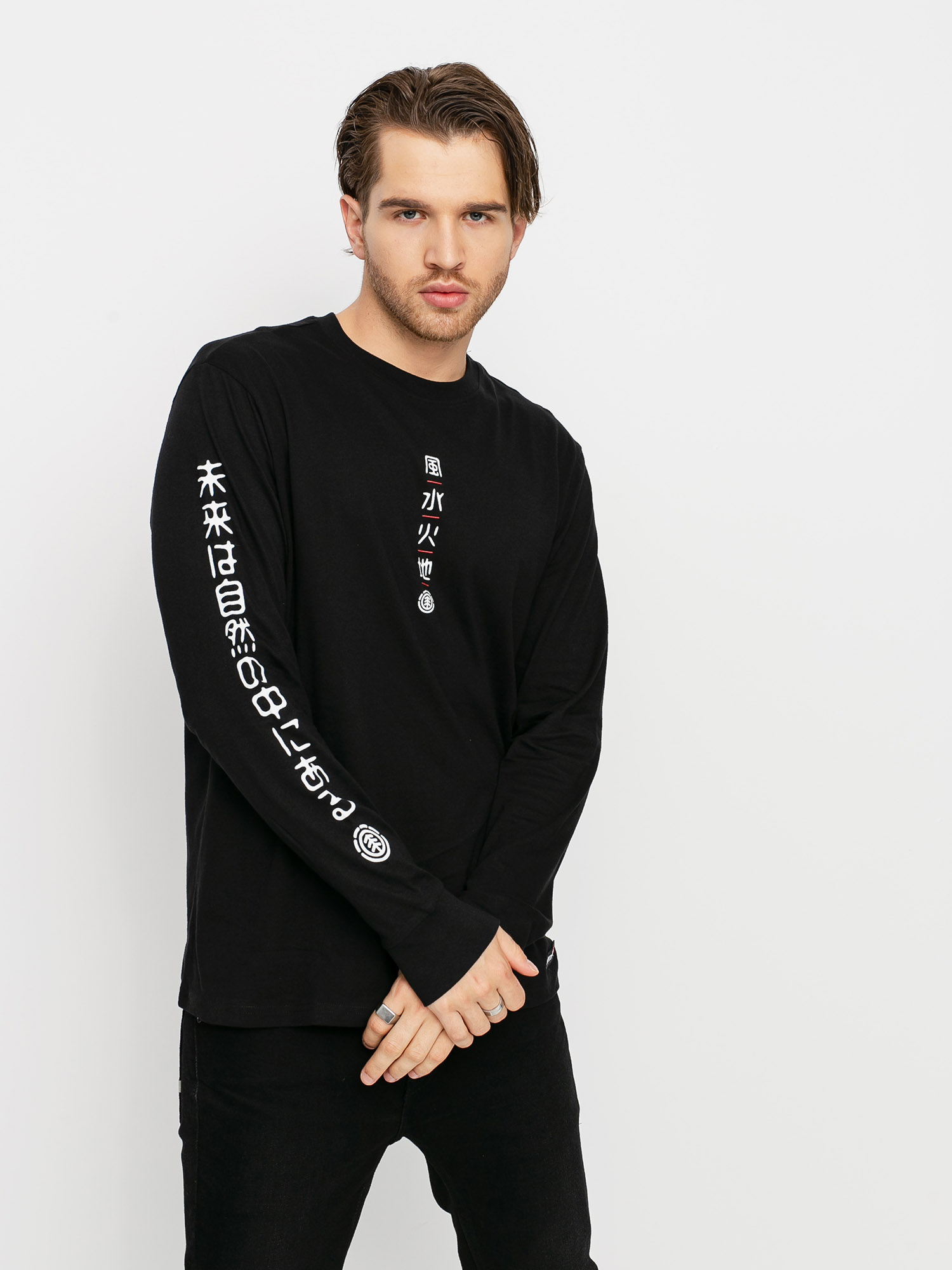 Longsleeve Element Takashi (flint black)