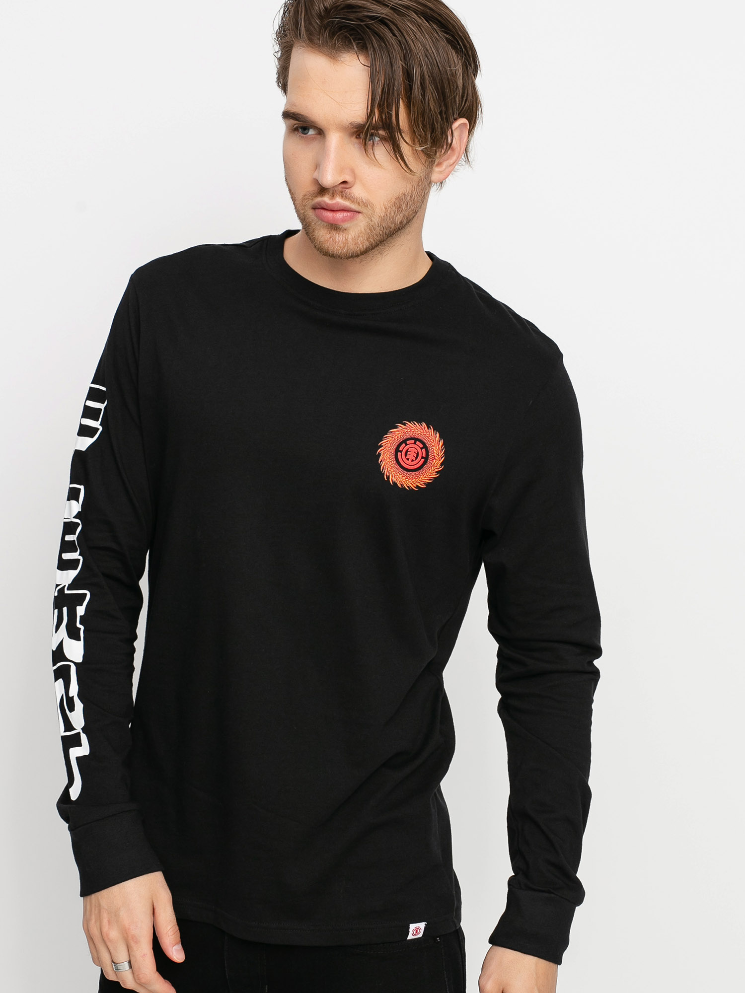 Longsleeve Element Florian (flint black)