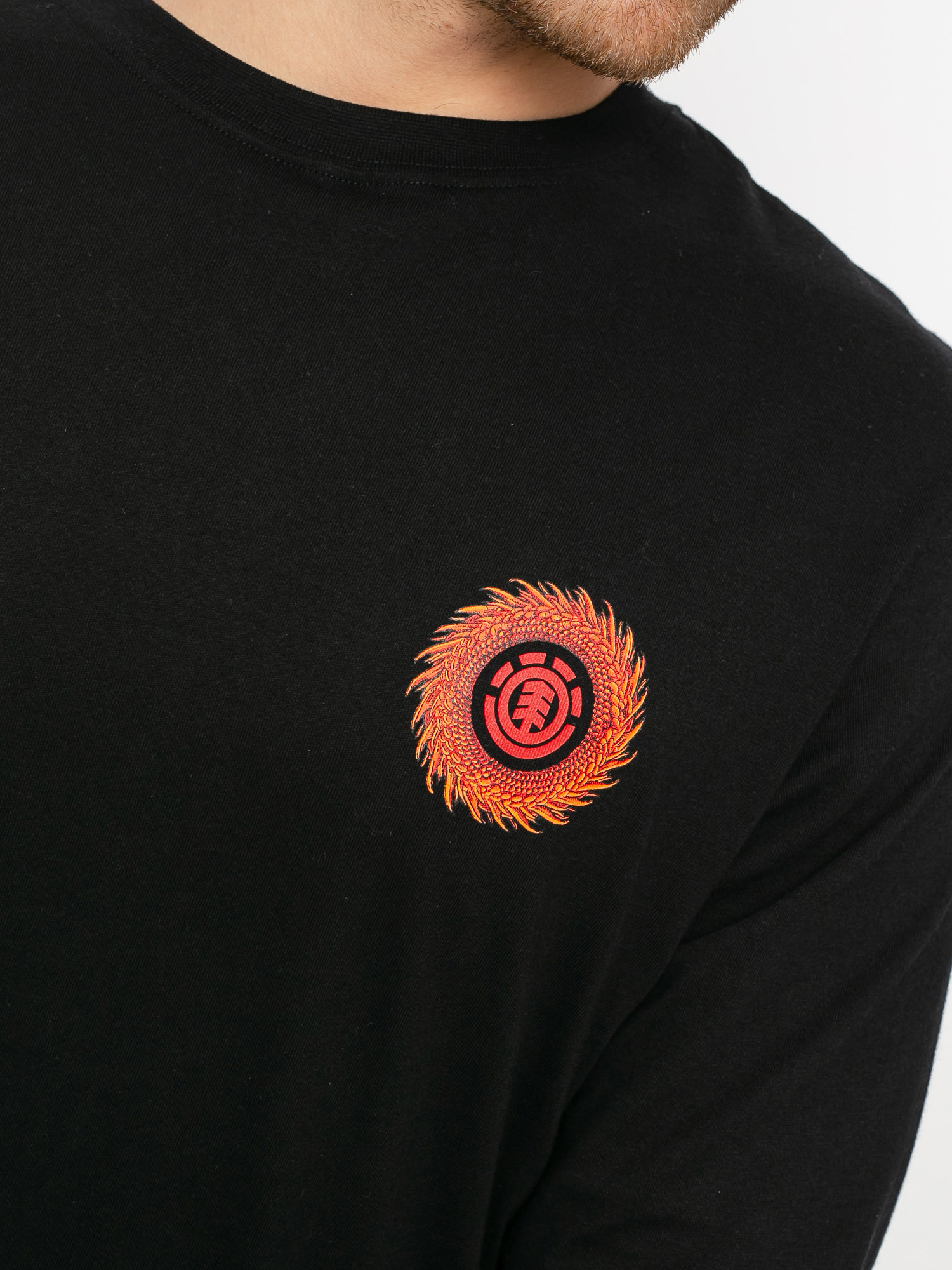 Longsleeve Element Florian (flint black)