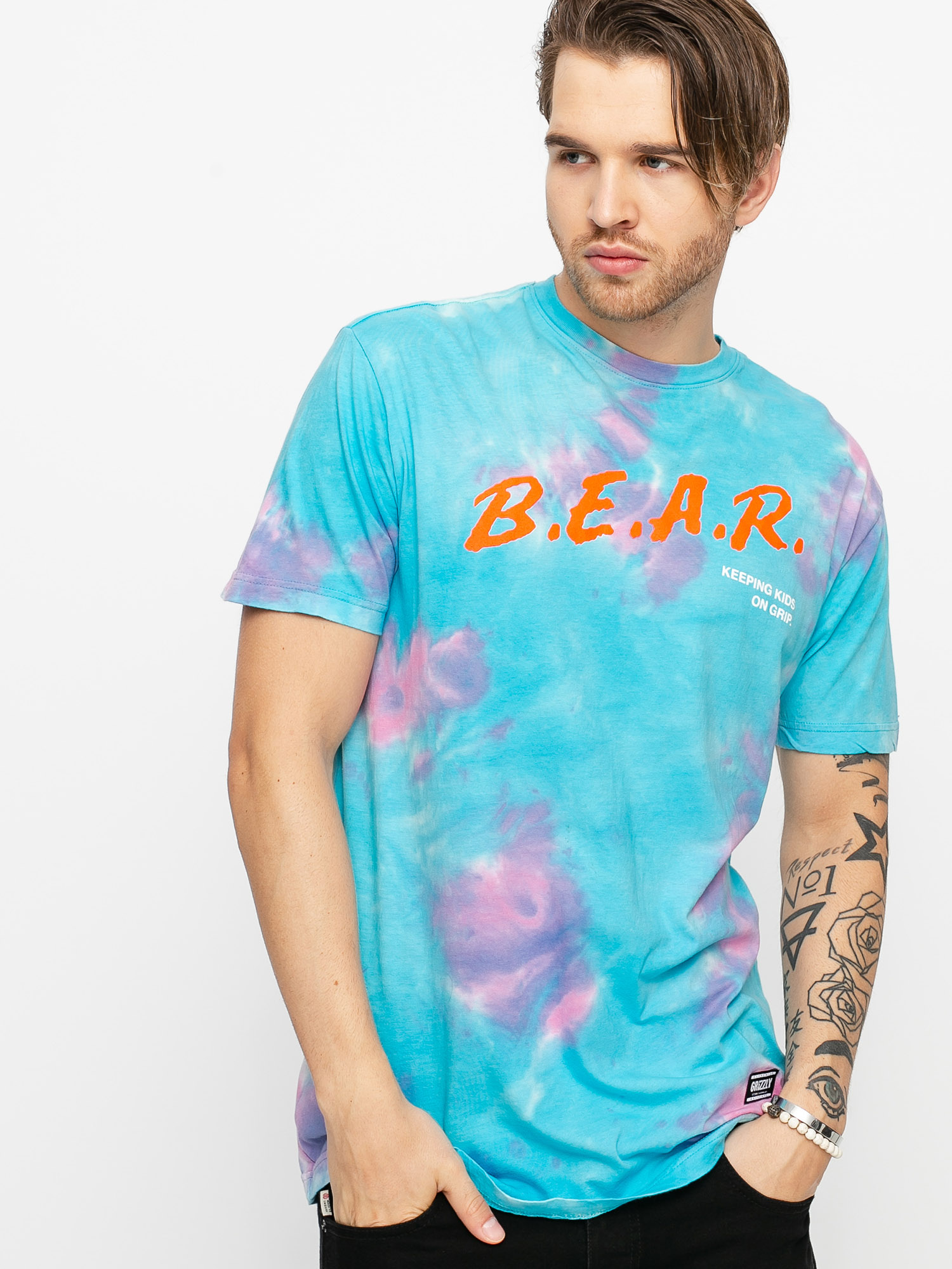 T-shirt Grizzly Griptape Dare Bear (tie dye)