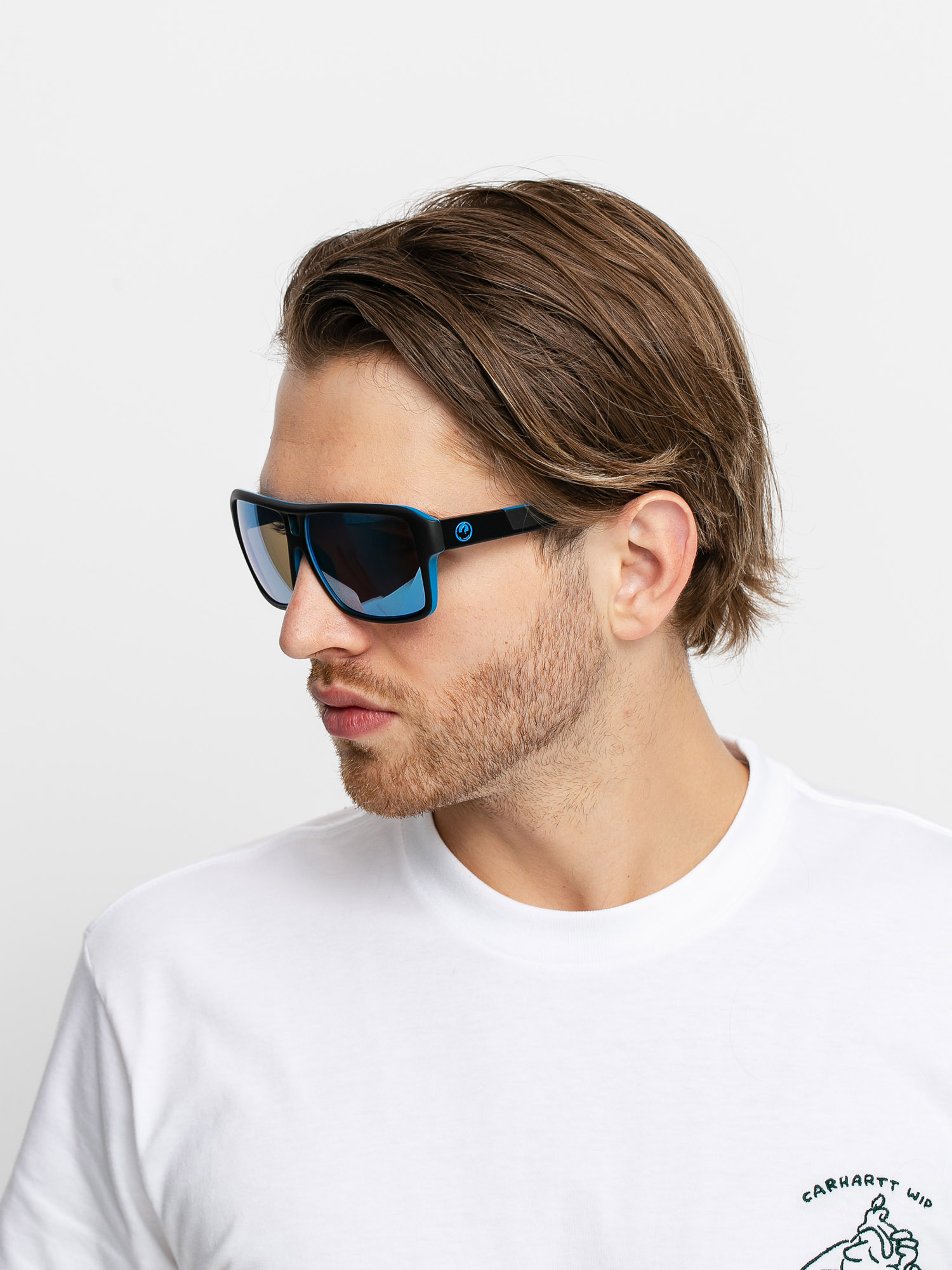 Okulary przeciwsłoneczne Dragon The Jam (matte black/ll sky blue ion)