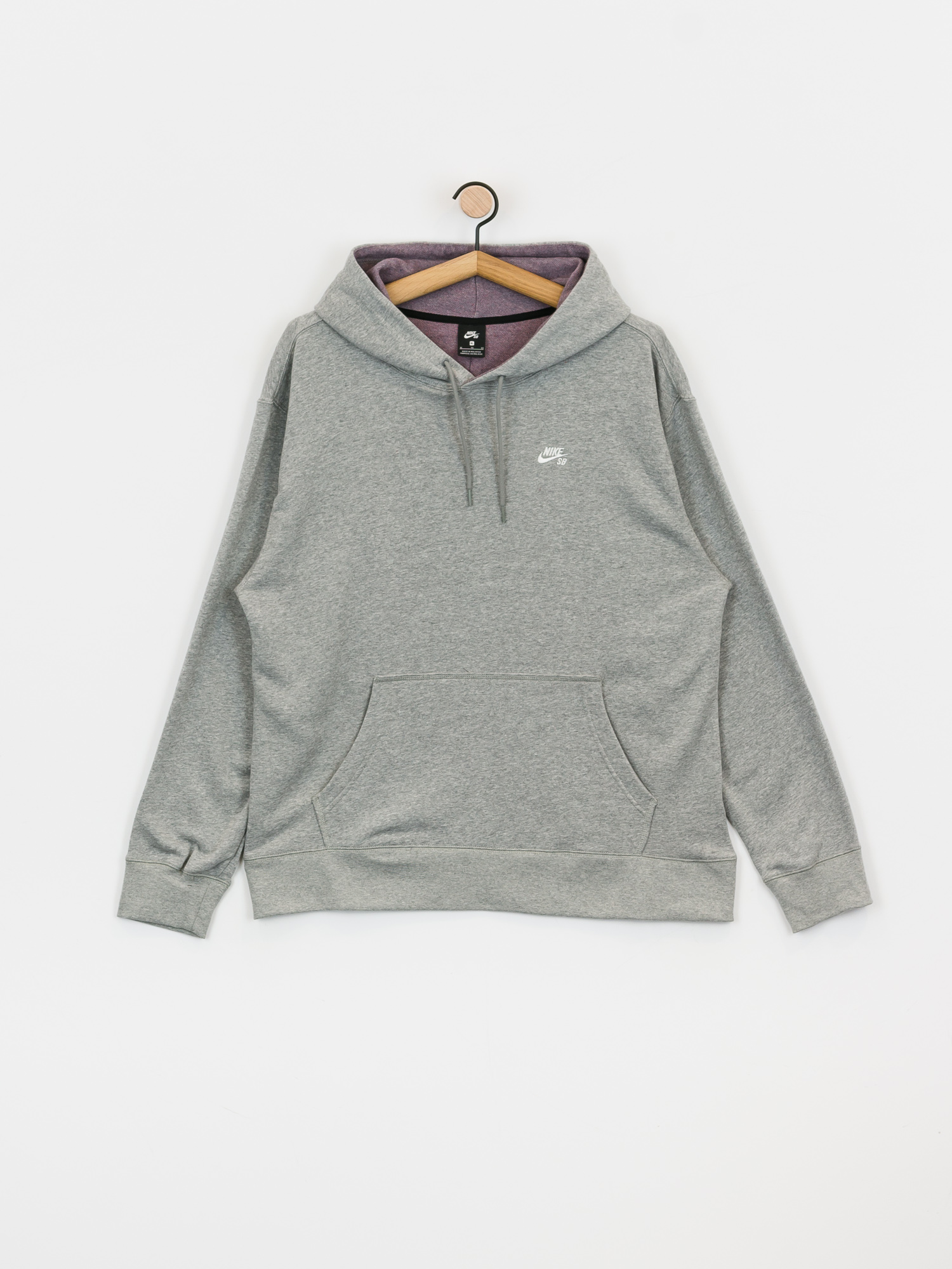 Bluza z kapturem Nike SB Sb HD (dk grey heather/white)