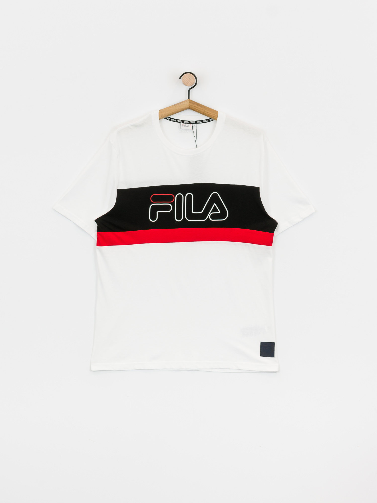 T-shirt Fila Laurens (bright white/black/true red)