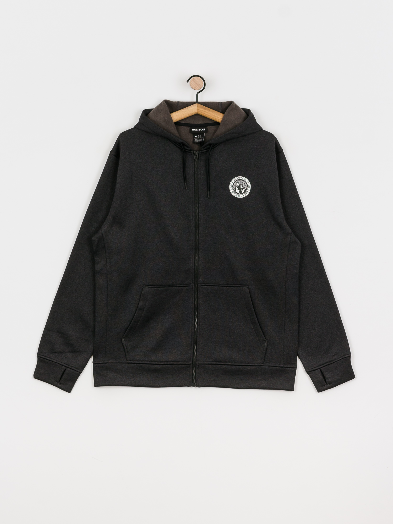 Męska Bluza aktywna Burton Oak Seasonal ZHD (true black heather)