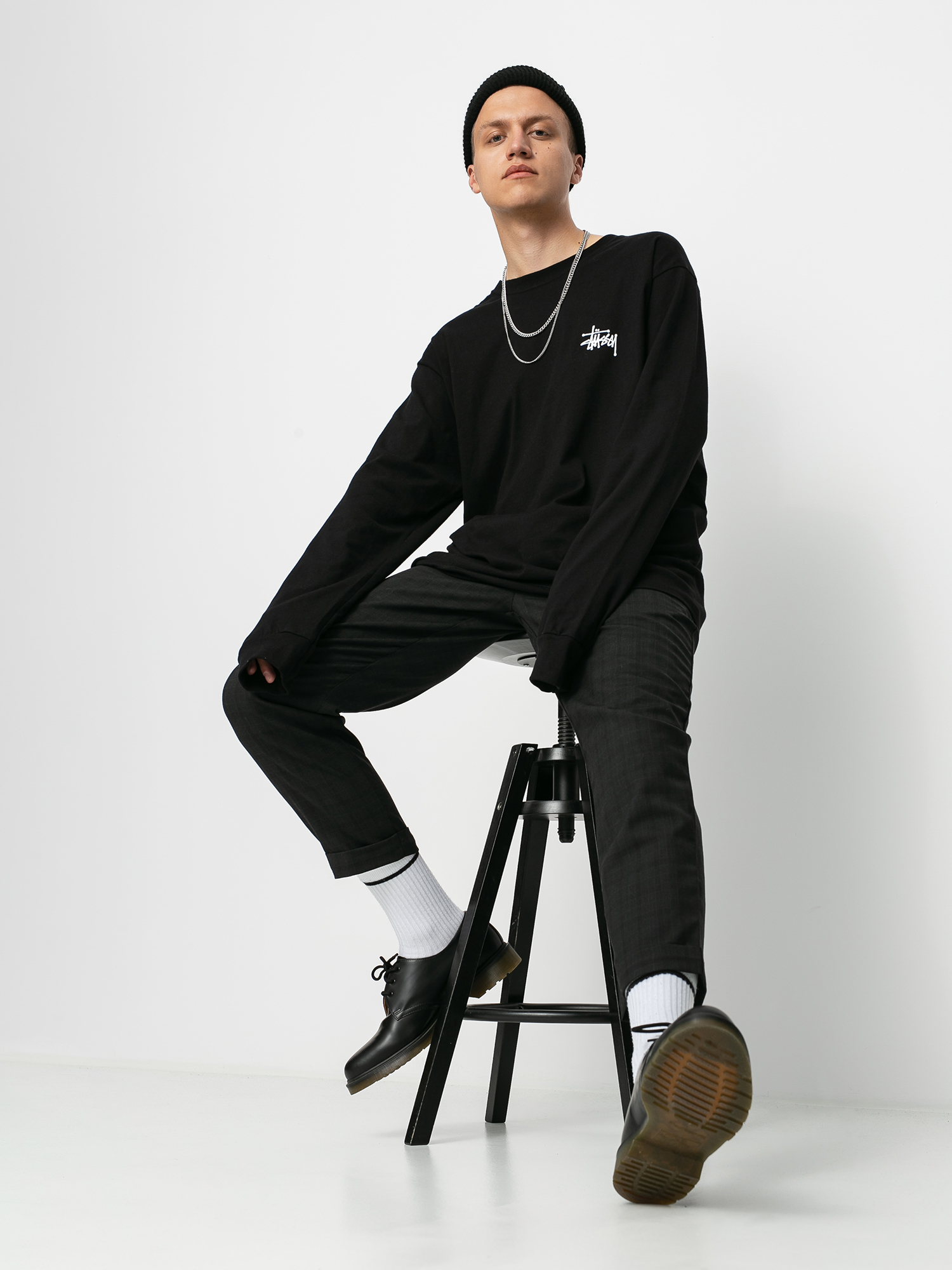 Longsleeve Stussy Basic Stussy (black)