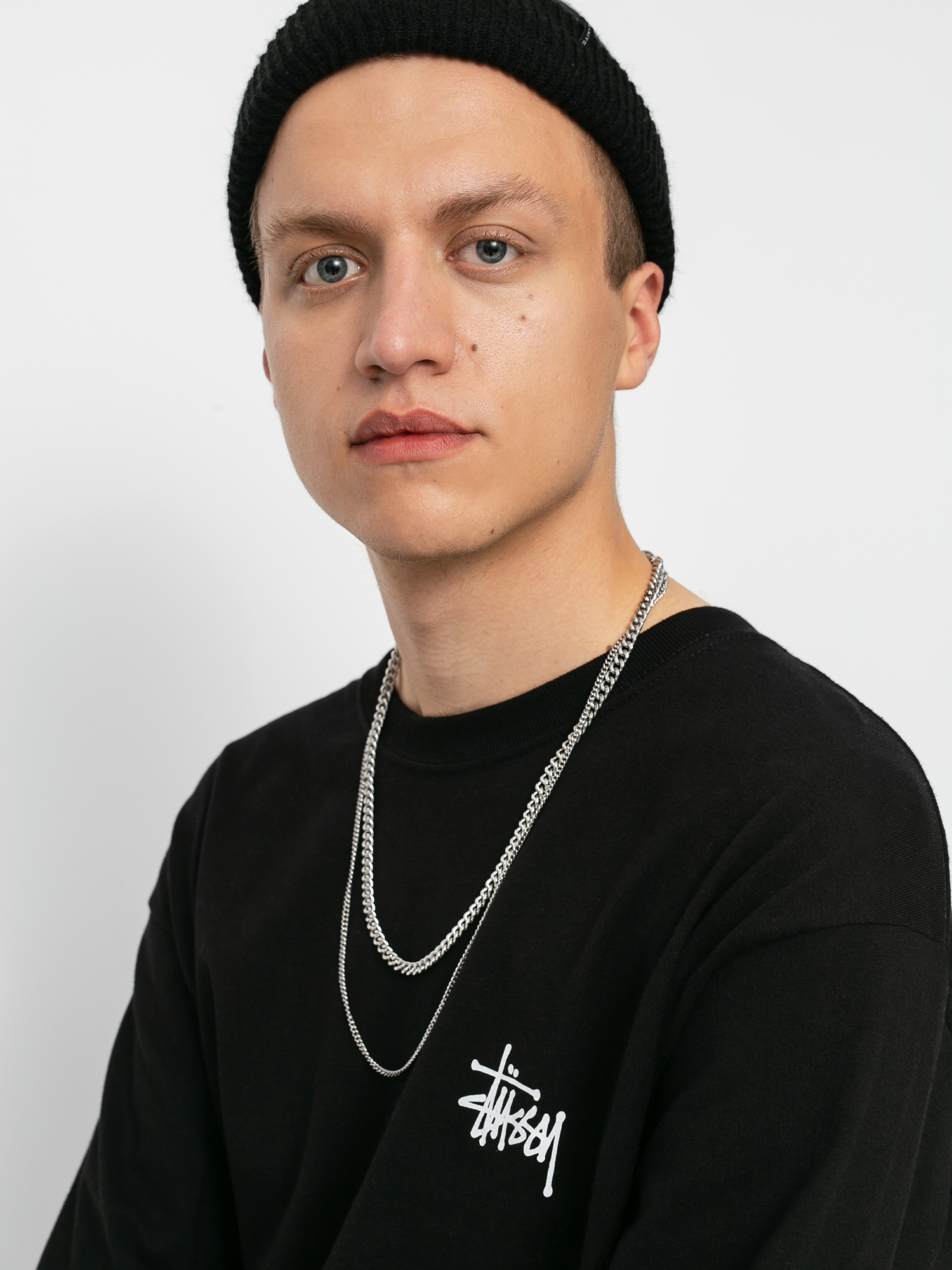 Longsleeve Stussy Basic Stussy (black)