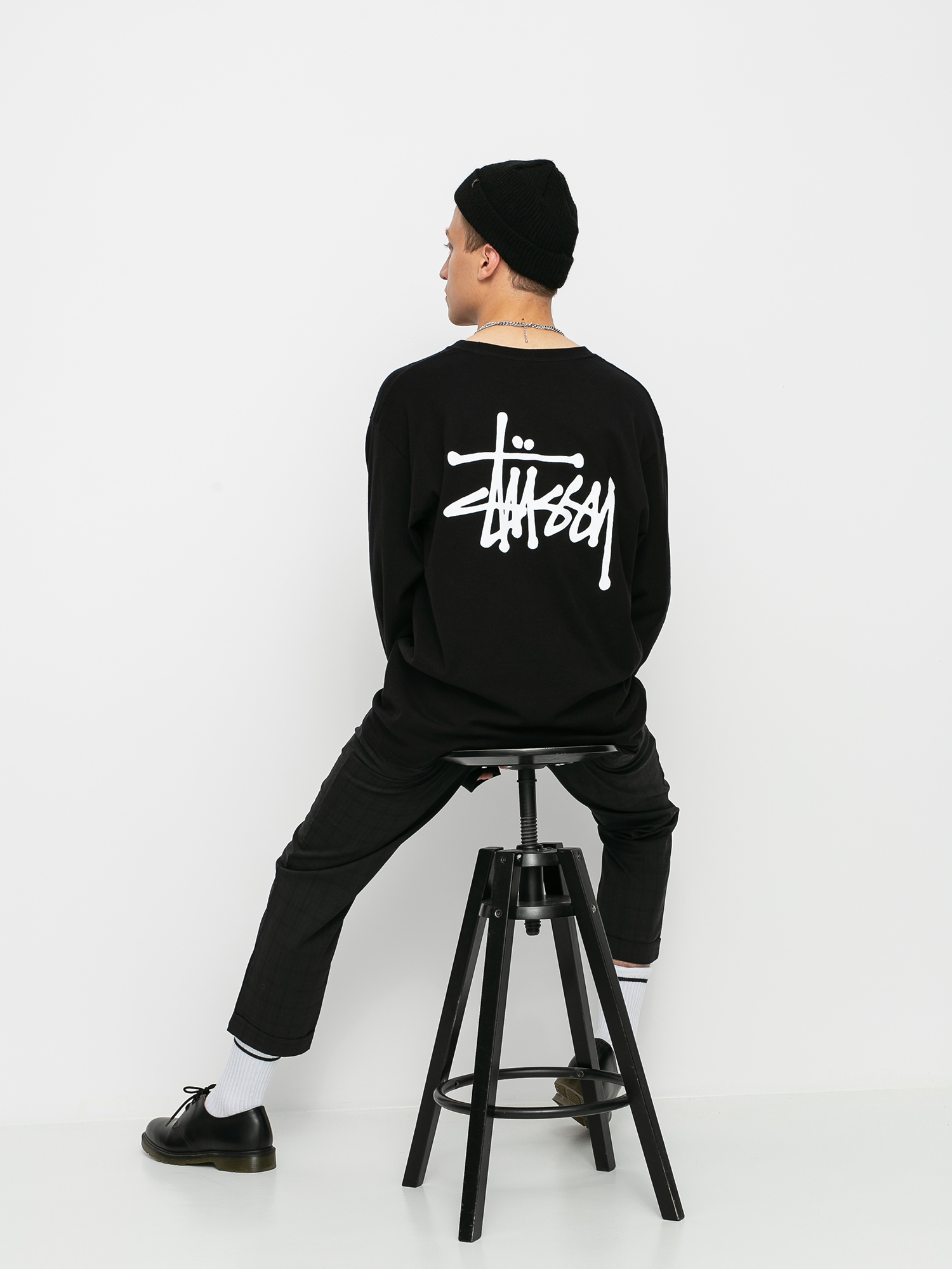 Longsleeve Stussy Basic Stussy (black)