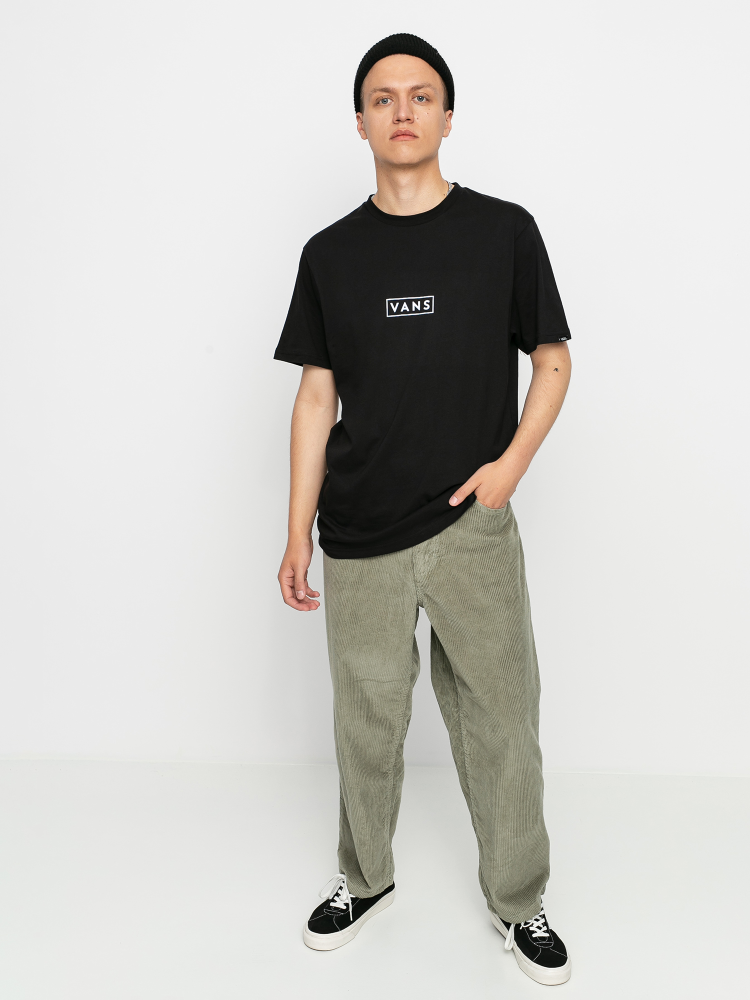 T-shirt Vans Easy Box (black/white)