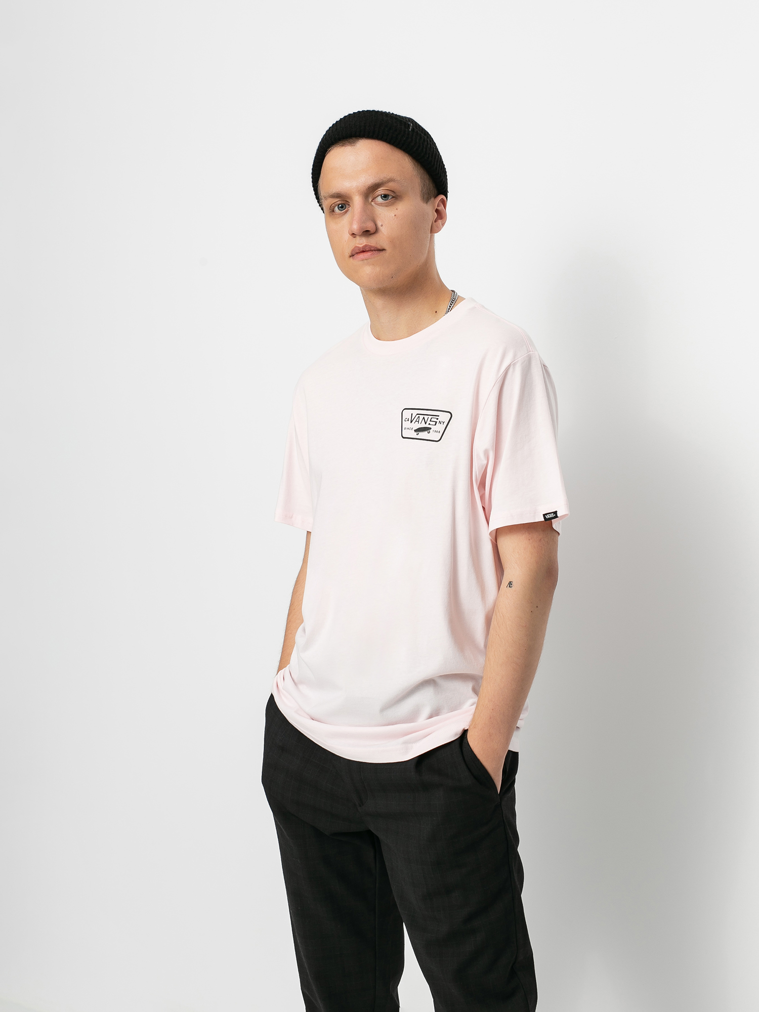 T-shirt Vans Full Patch Back (cool pink/black)