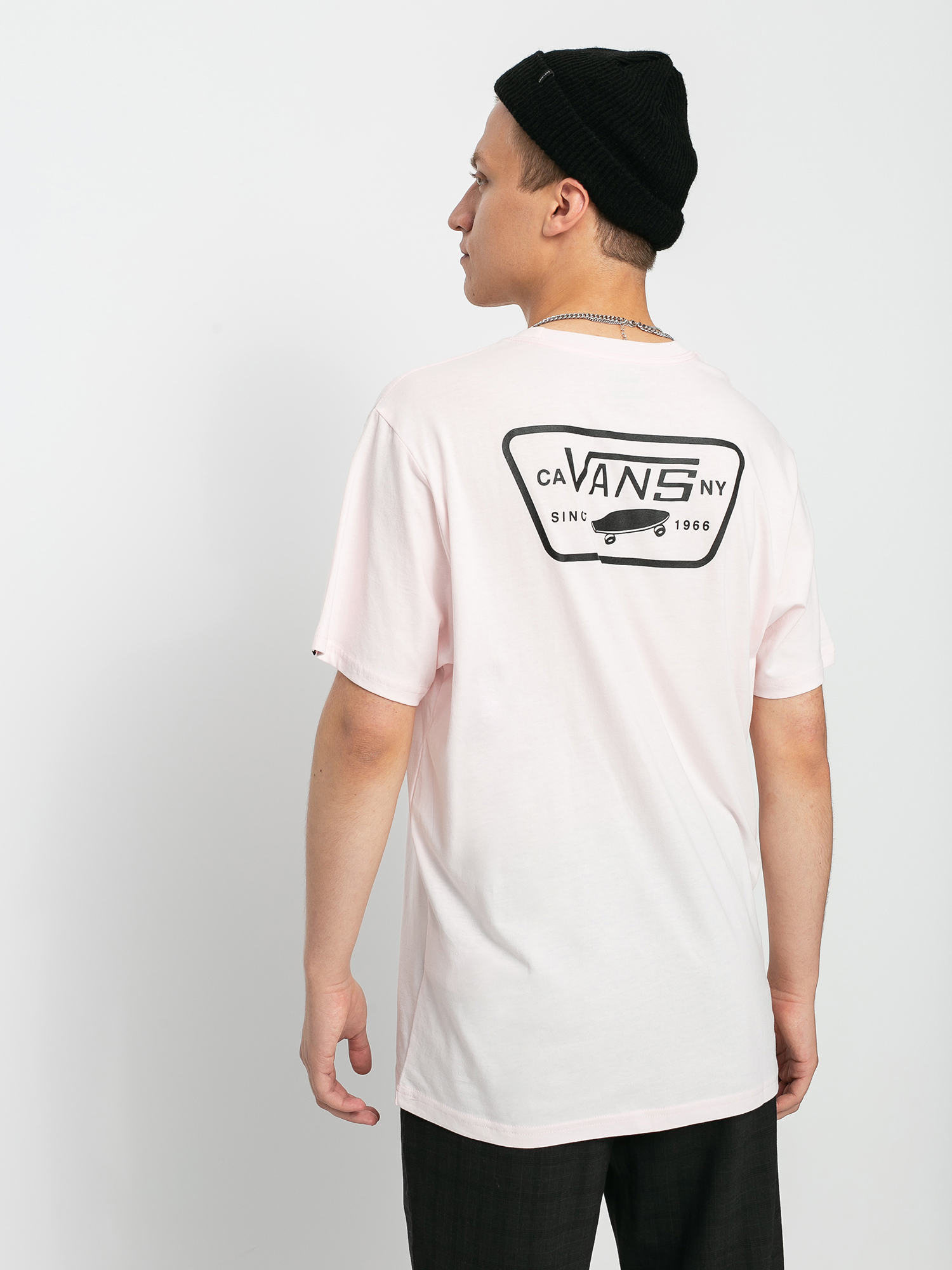 T-shirt Vans Full Patch Back (cool pink/black)
