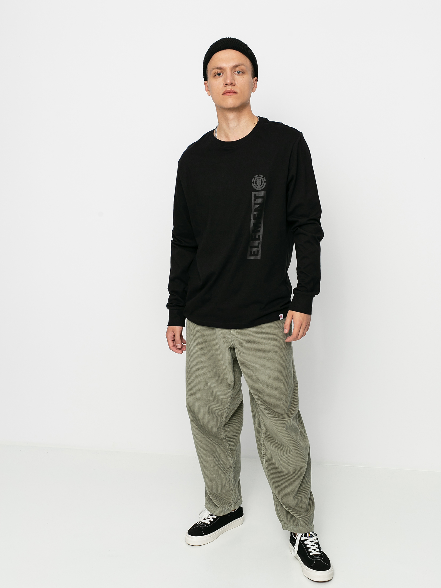 Longsleeve Element Barcus (flint black)