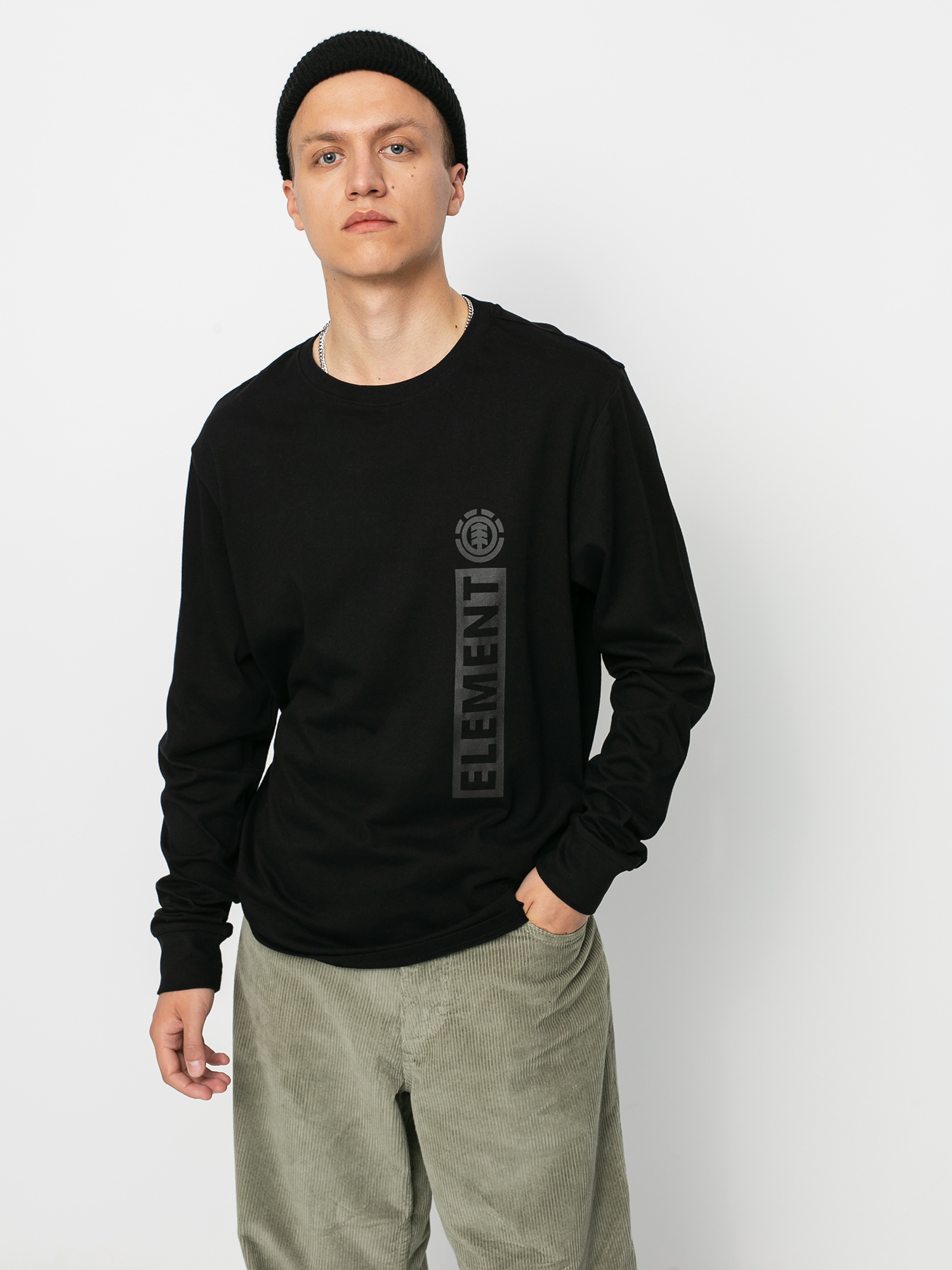 Longsleeve Element Barcus (flint black)