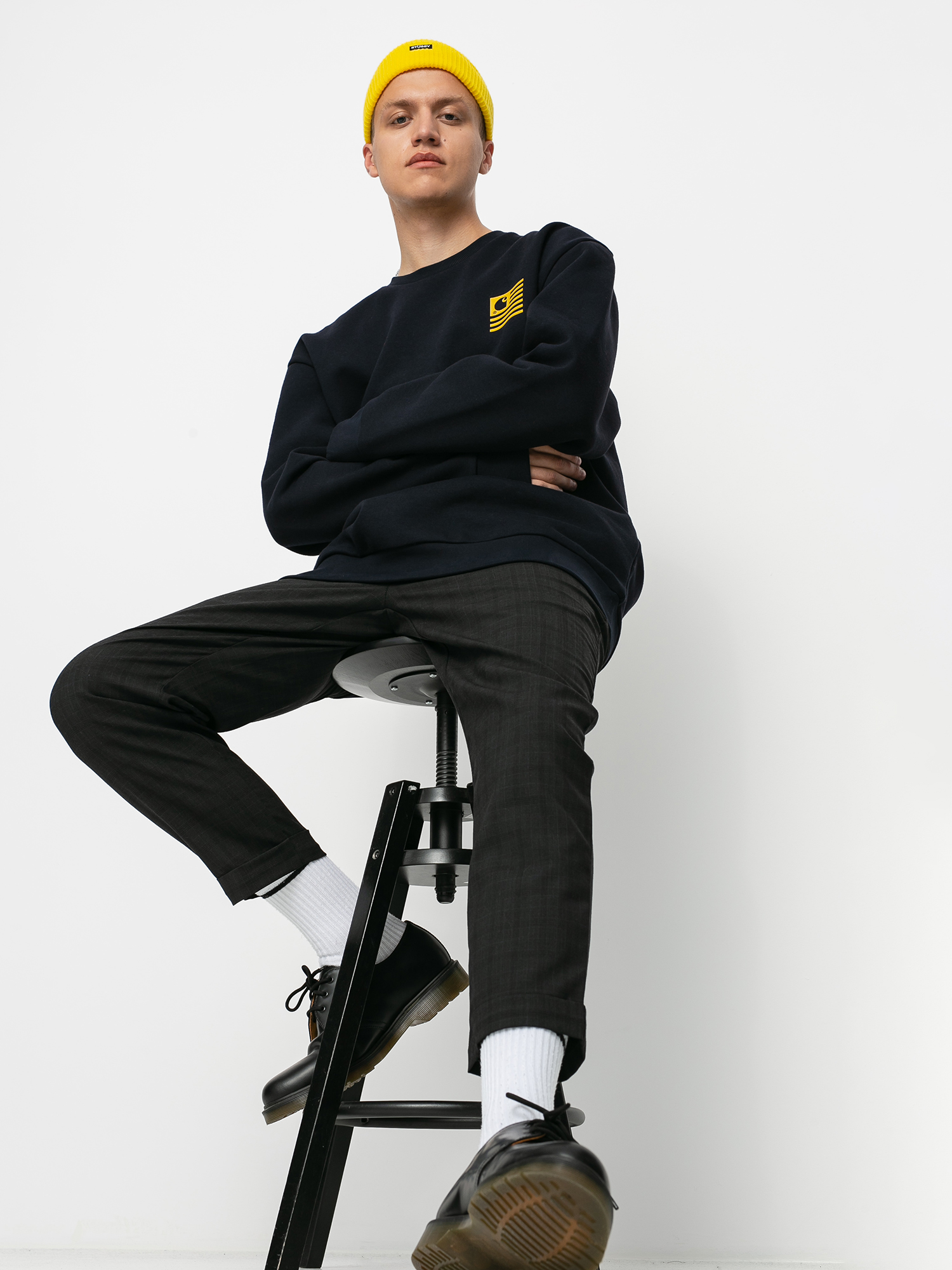 Bluza Carhartt WIP State (dark navy/colza)