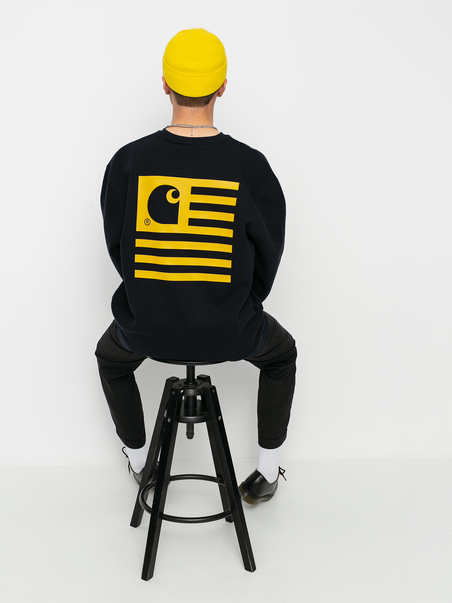 Bluza Carhartt WIP State (dark navy/colza)