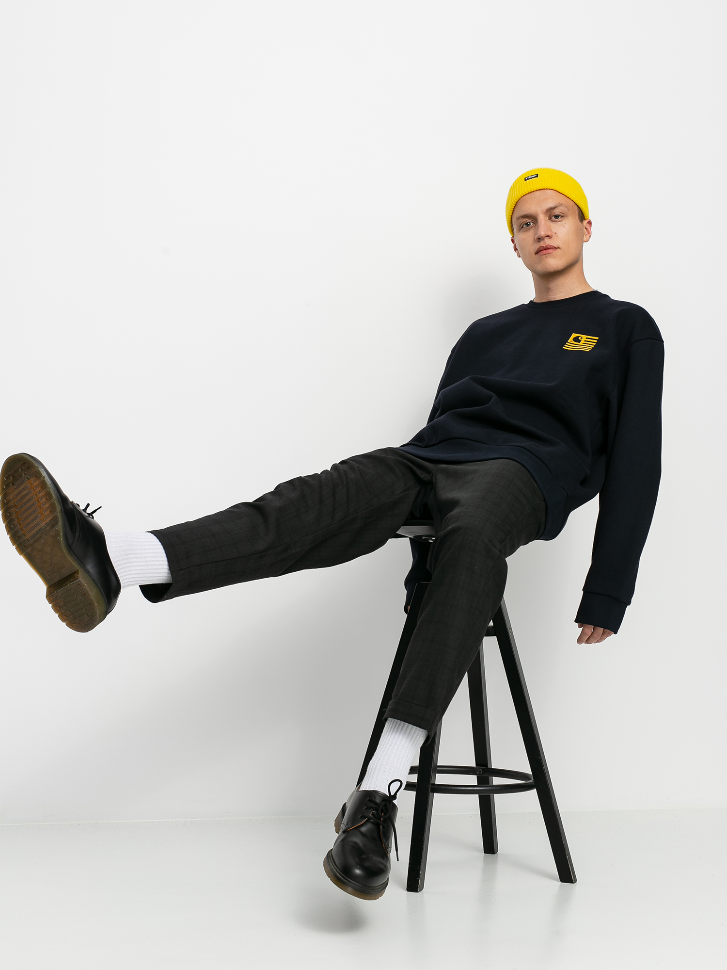 Bluza Carhartt WIP State (dark navy/colza)