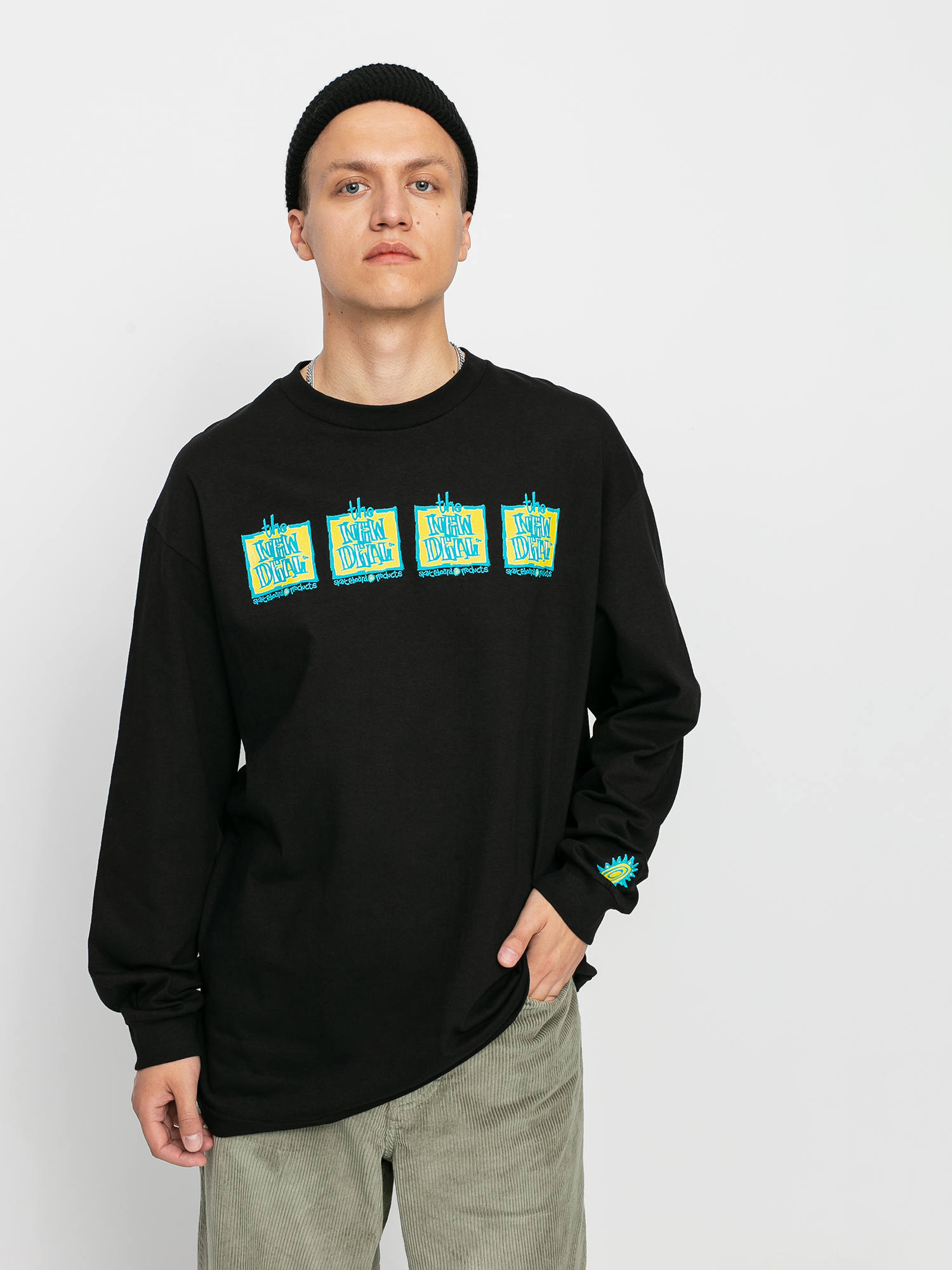 Longsleeve New Deal Original Napkin 4 Bar (black)