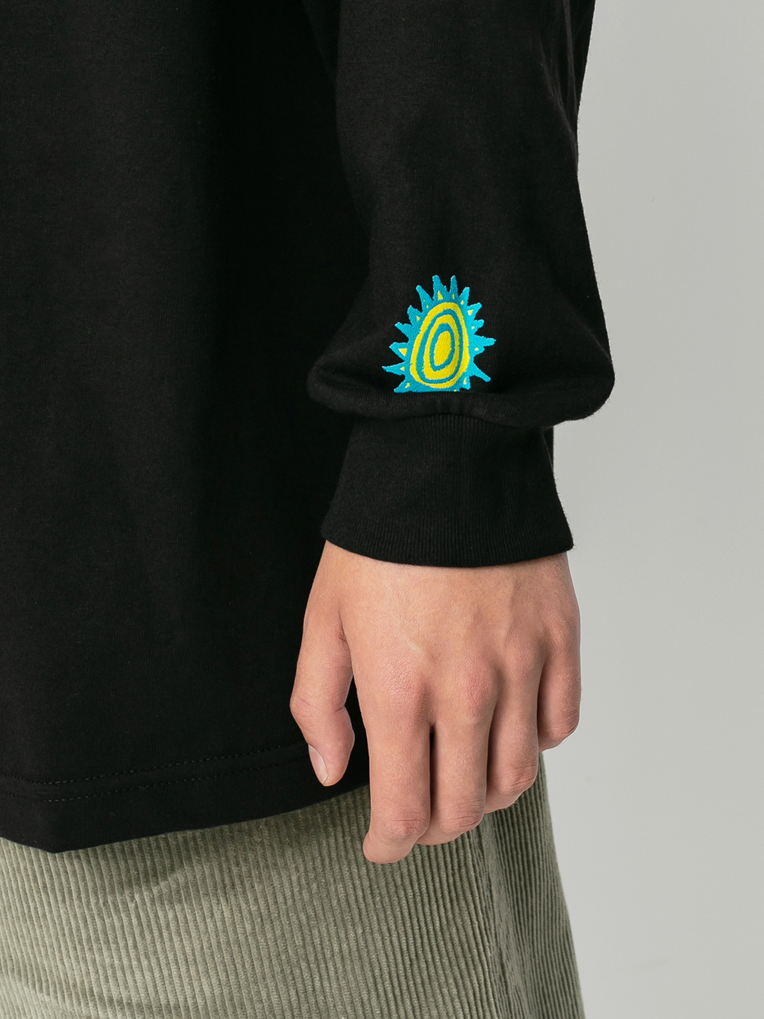 Longsleeve New Deal Original Napkin 4 Bar (black)