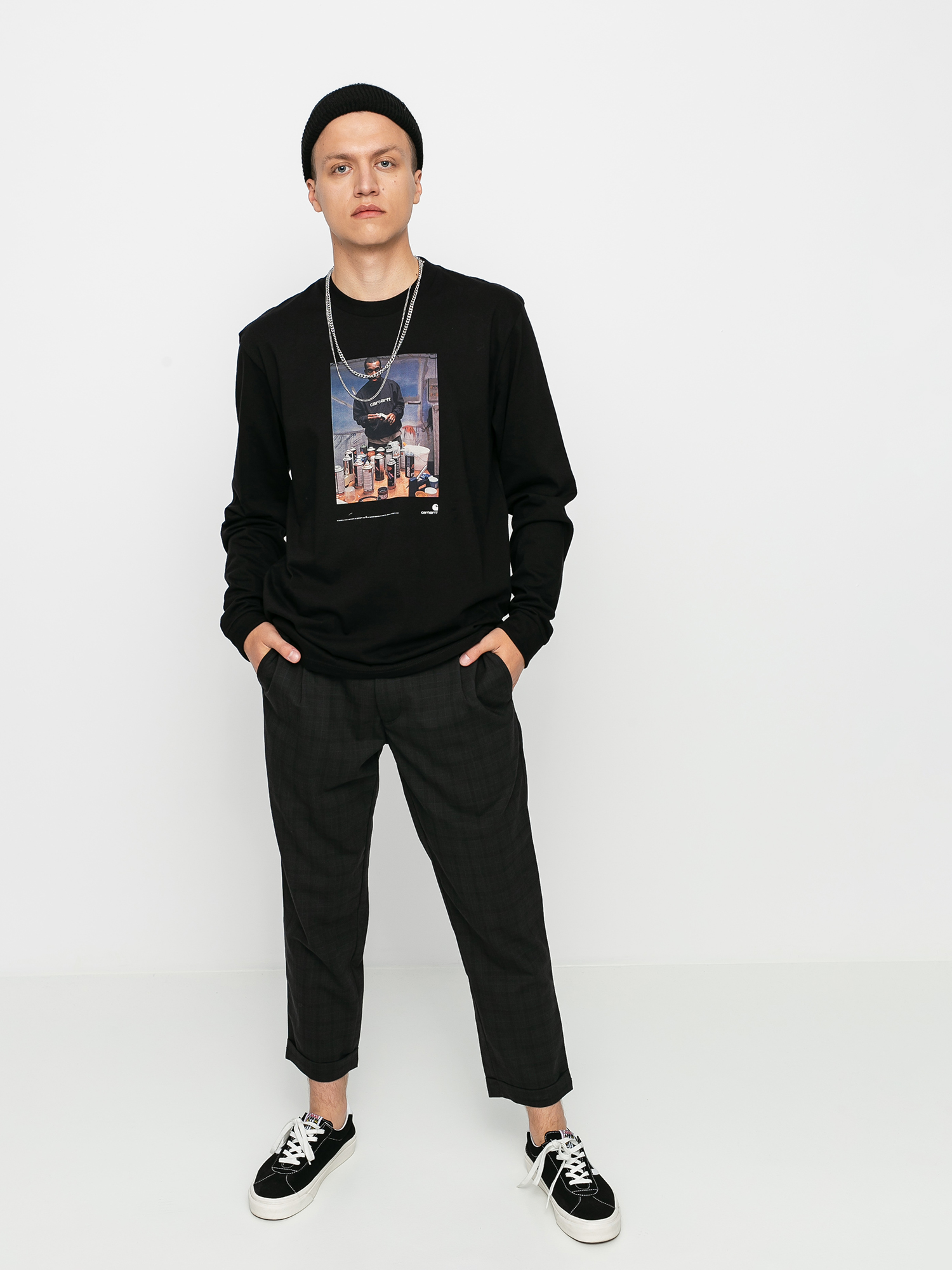 Longsleeve Carhartt WIP 1998 Ad Jay One (black)