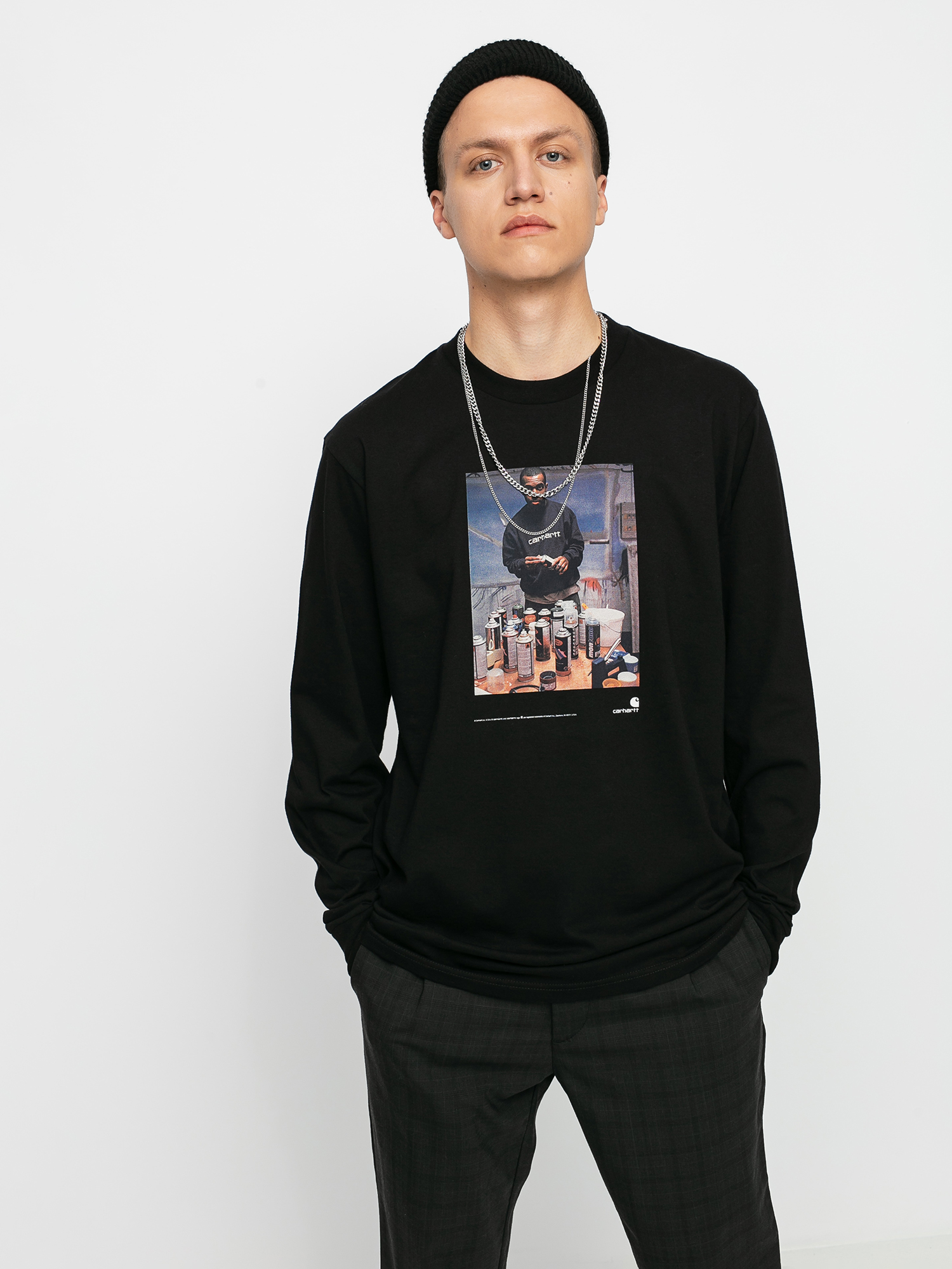 Longsleeve Carhartt WIP 1998 Ad Jay One (black)