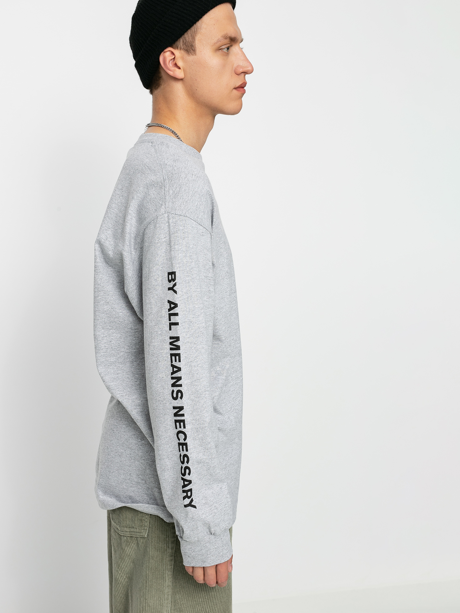 Longsleeve HUF Essentials TT (grey heather)