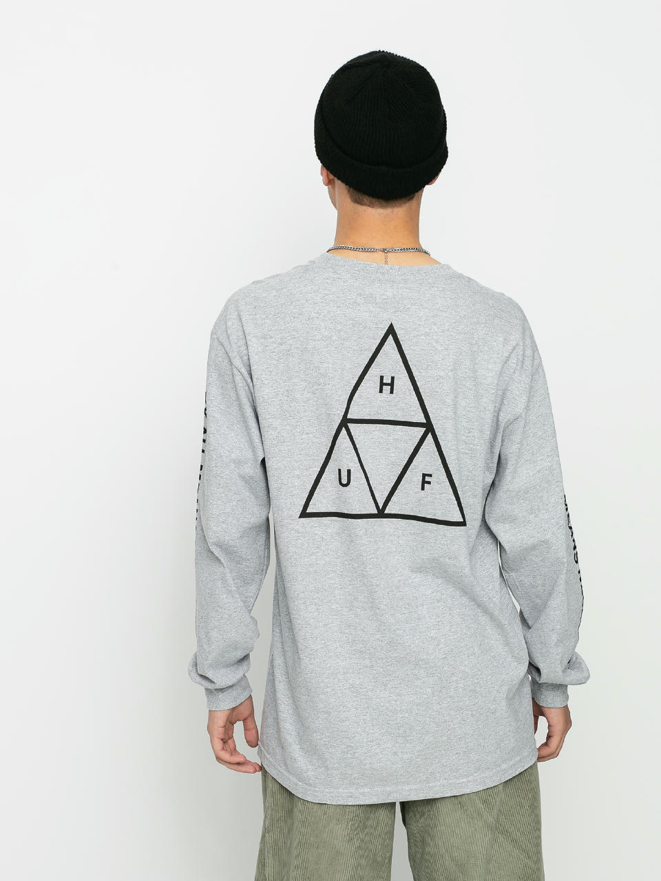 Longsleeve HUF Essentials TT (grey heather)