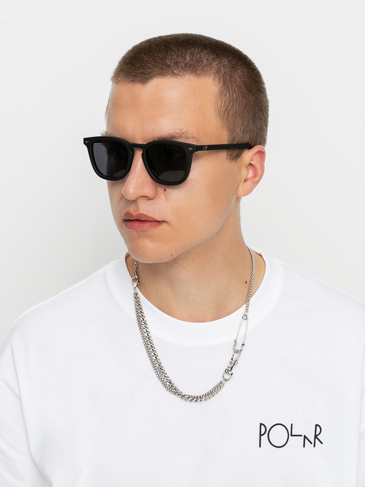 Okulary przeciwsłoneczne Le Specs No Biggie (black rubber)