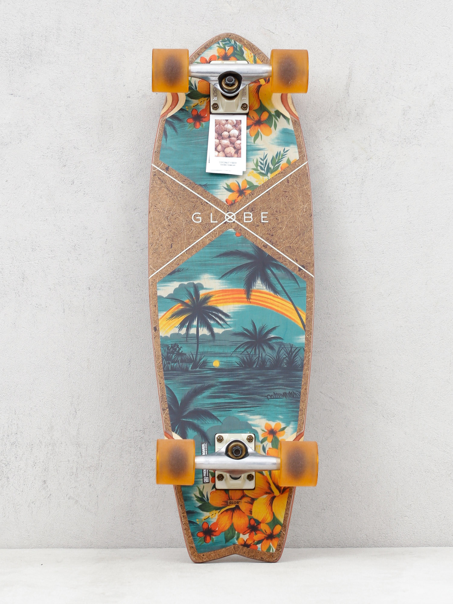 Deskorolka cruiser Globe Sun City (coconut/hawaiian)