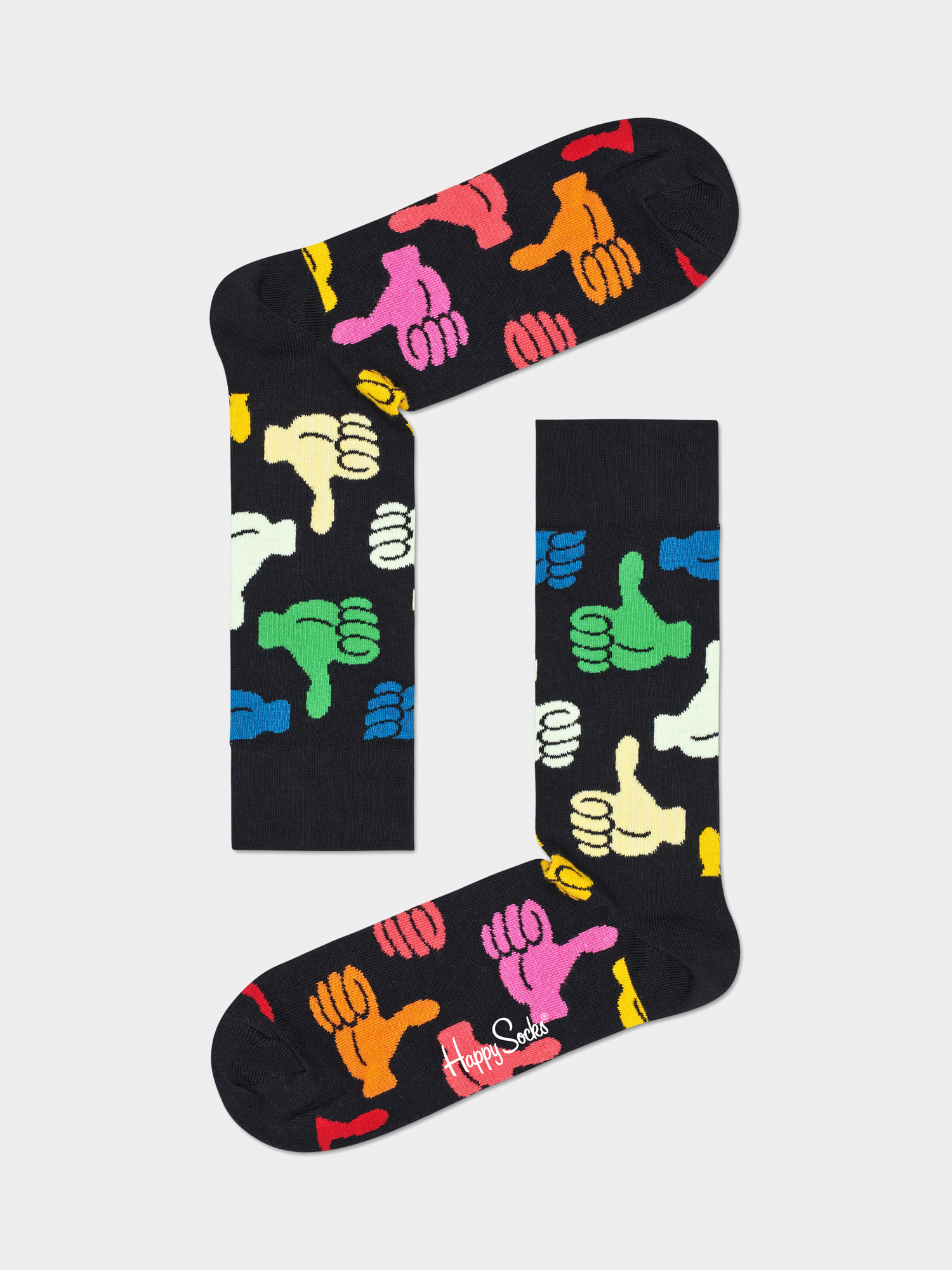 Skarpetki Happy Socks Big Thumbs Up (black/multi)