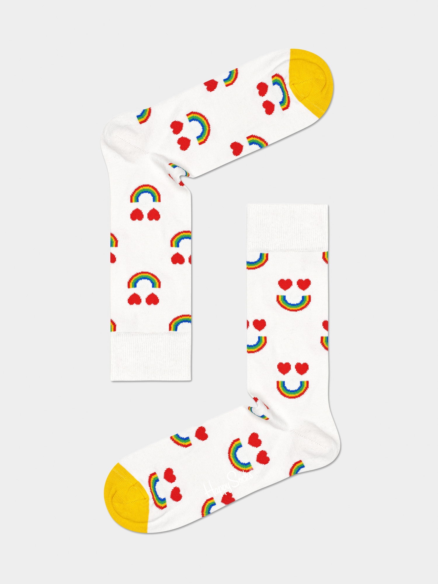 Skarpetki Happy Socks Happy Rainbow (white/multi)