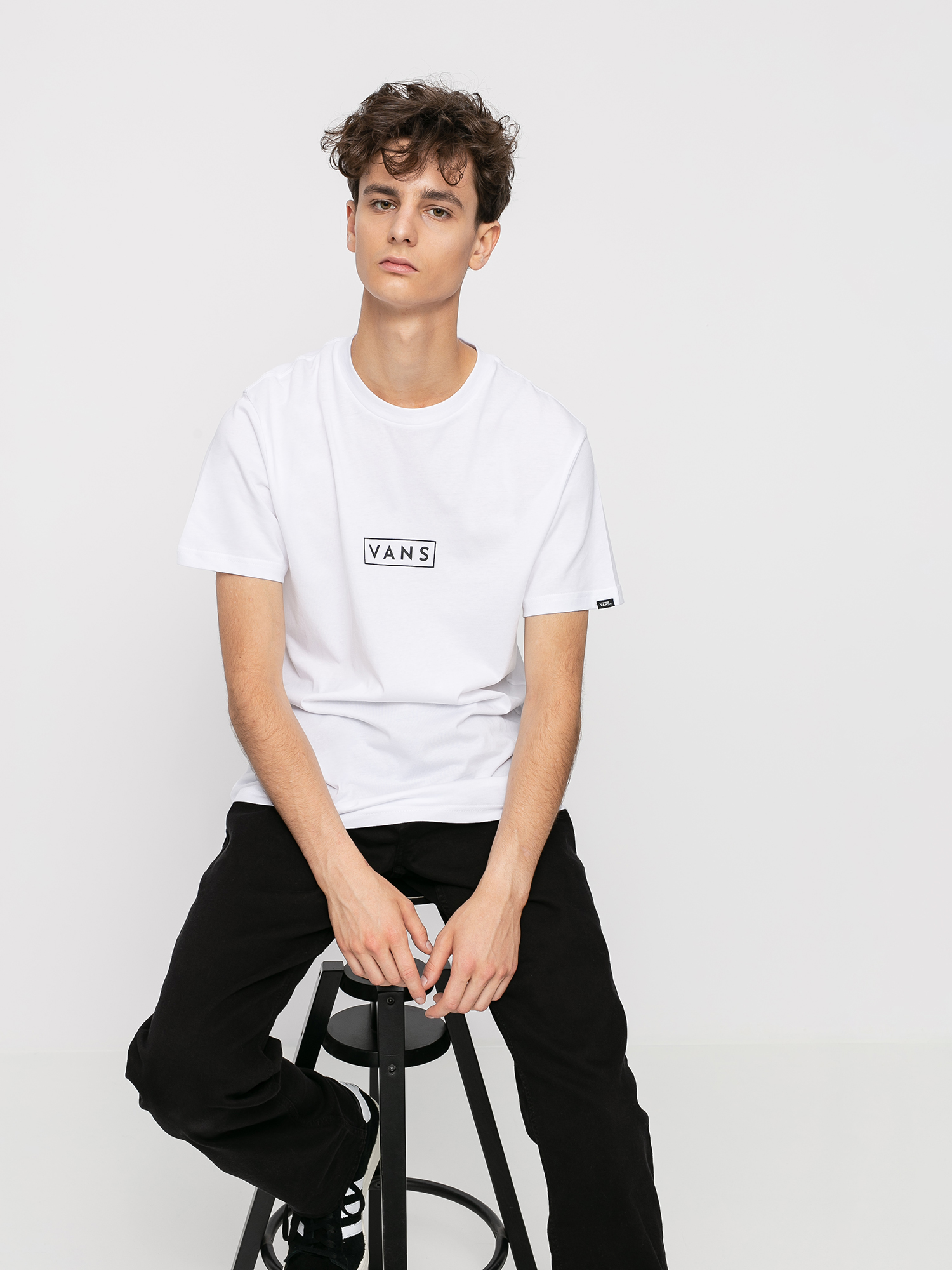 T-shirt Vans Easy Box (white/black)