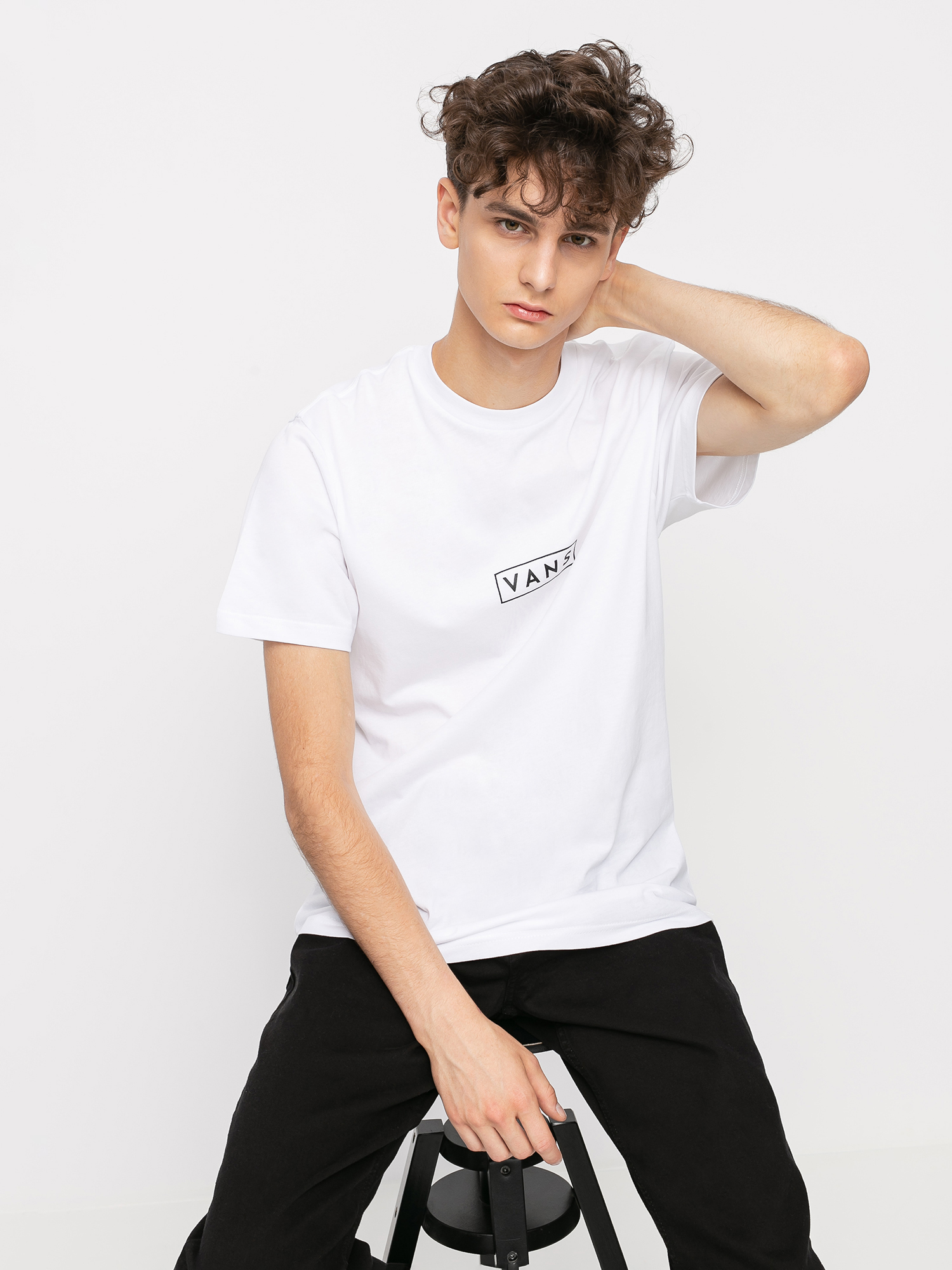 T-shirt Vans Easy Box (white/black)