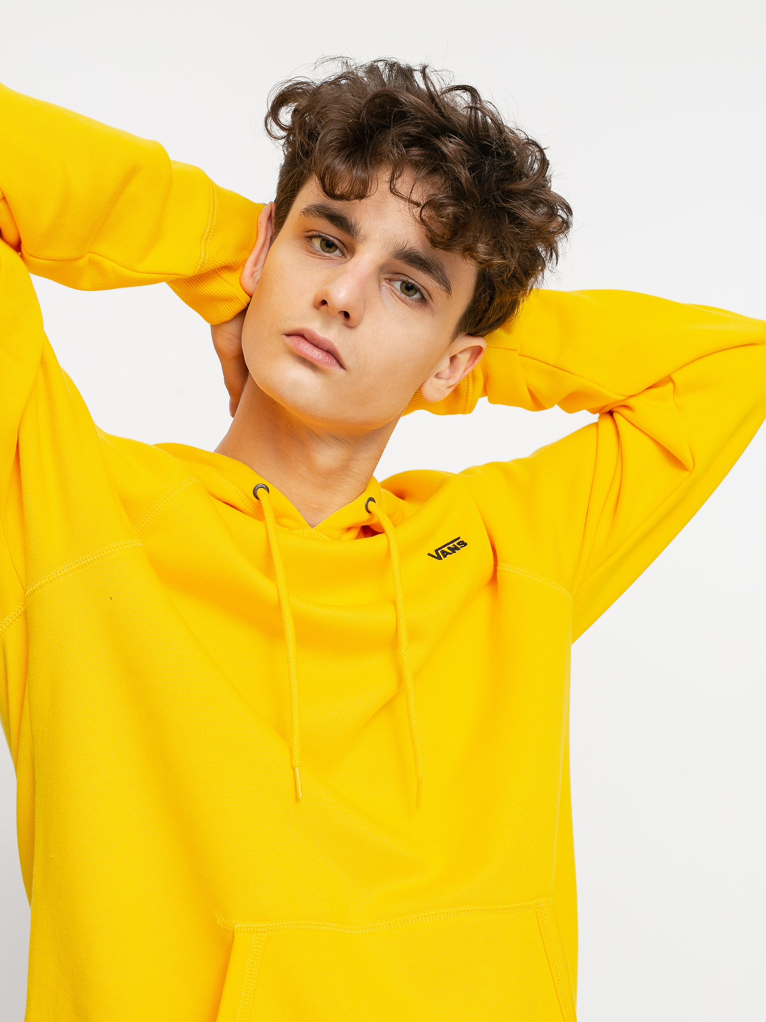 Bluza z kapturem Vans Versa HD (lemon chrome/checkerboard)