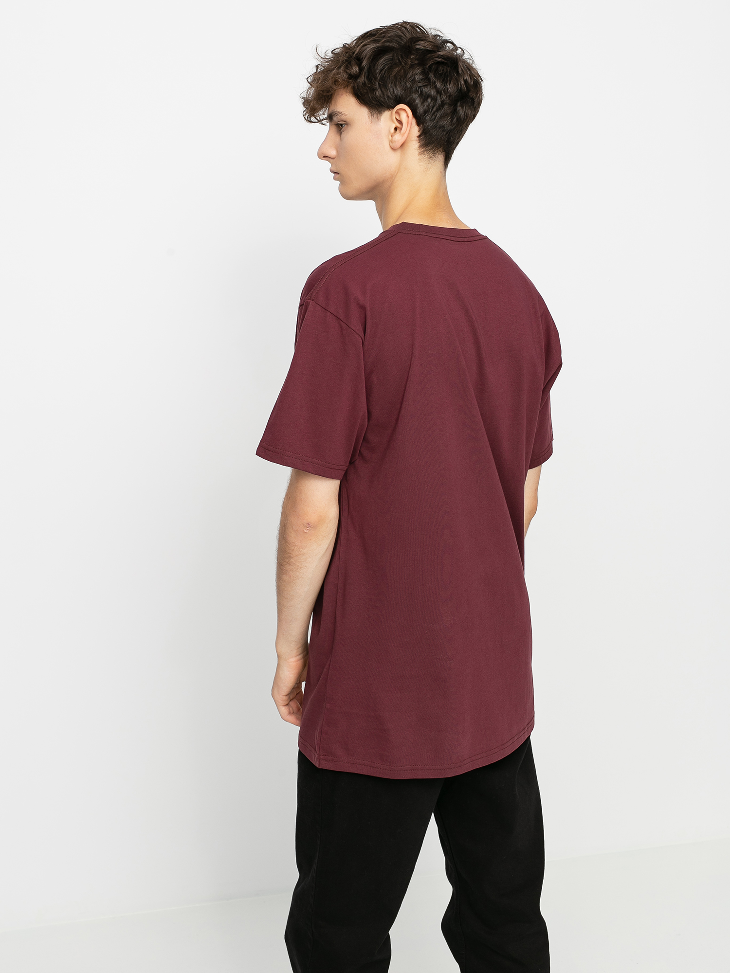 T-shirt Vans Left Chest Logo (port royale/white)