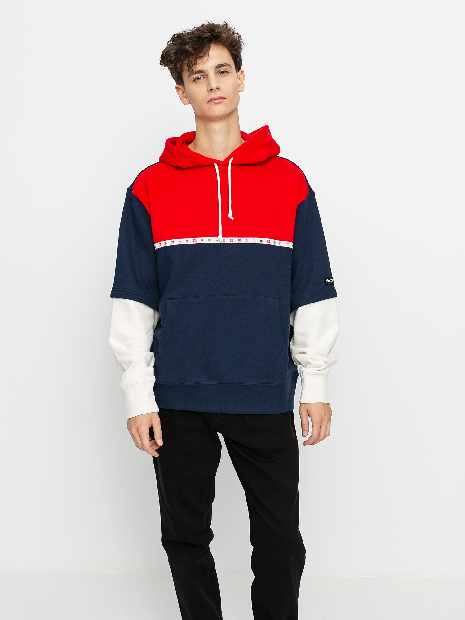 Bluza z kapturem Element Tokyo Dbl Slv HD (indigo)