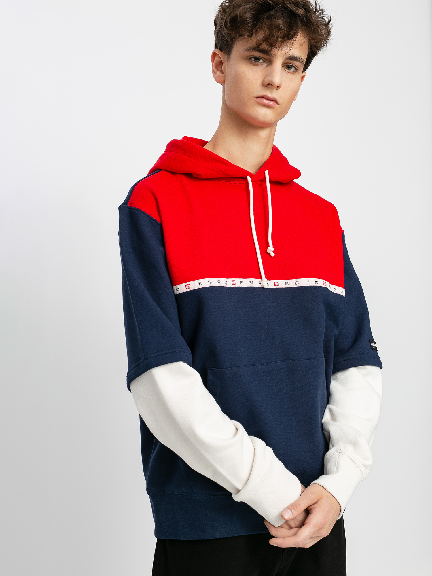 Bluza z kapturem Element Tokyo Dbl Slv HD (indigo)