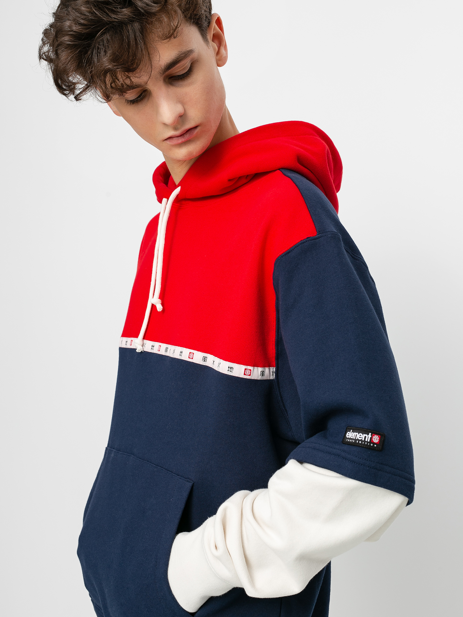 Bluza z kapturem Element Tokyo Dbl Slv HD (indigo)