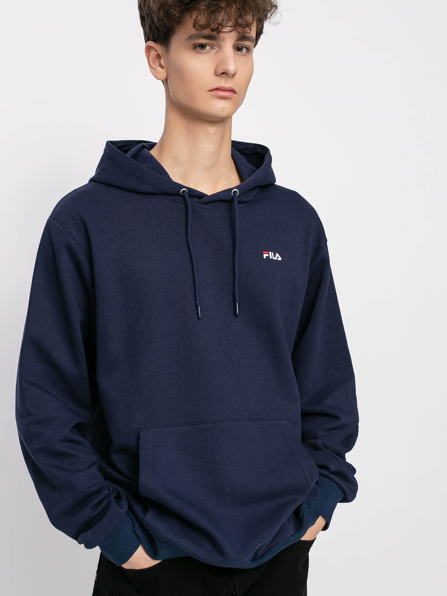 Bluza z kapturem Fila Edison HD (black iris)