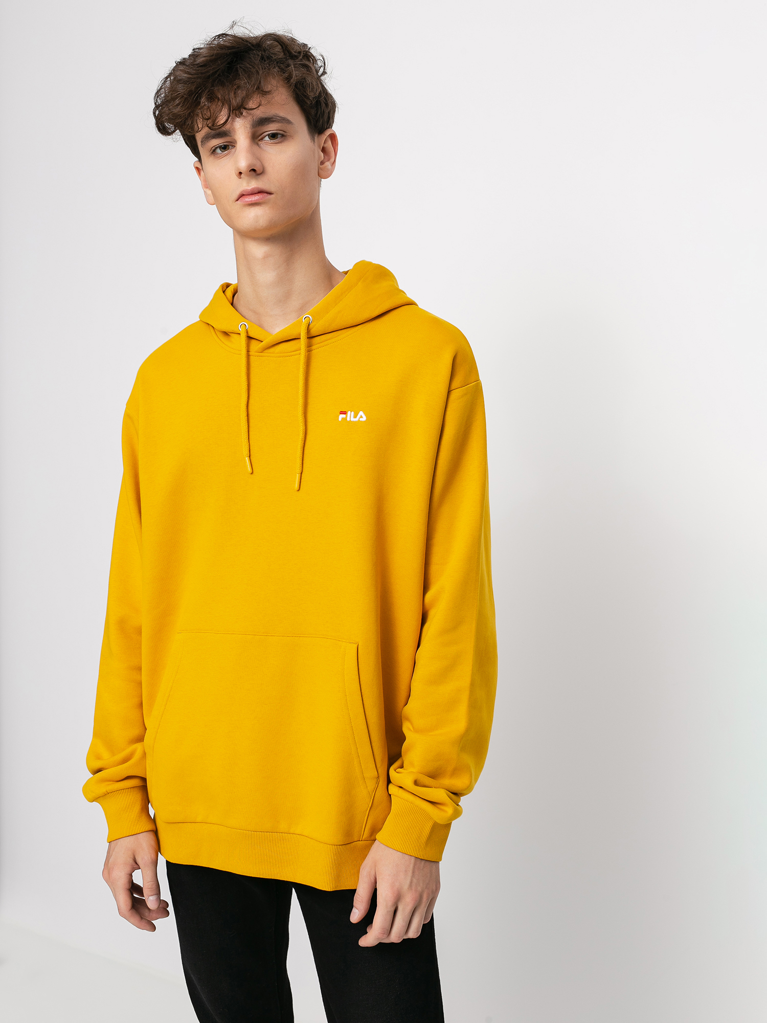 Bluza z kapturem Fila Edison HD (nugget gold)