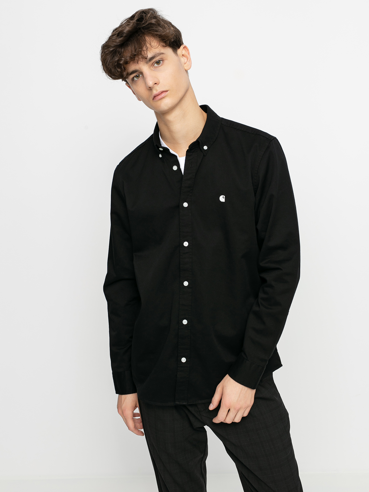 Koszula Carhartt WIP Madison (black/wax)