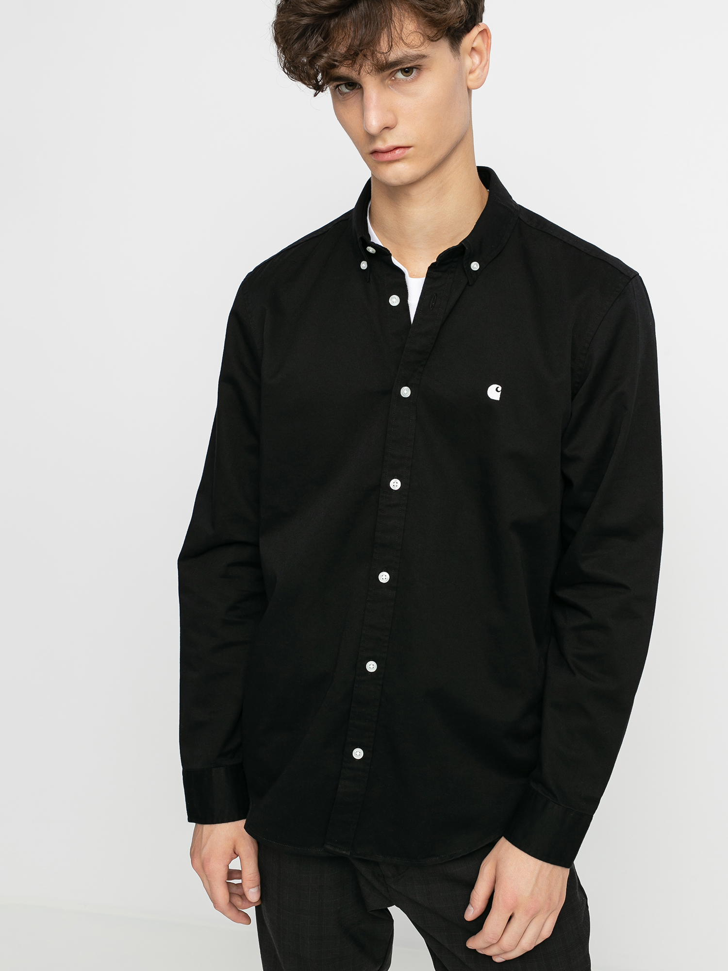 Koszula Carhartt WIP Madison (black/wax)