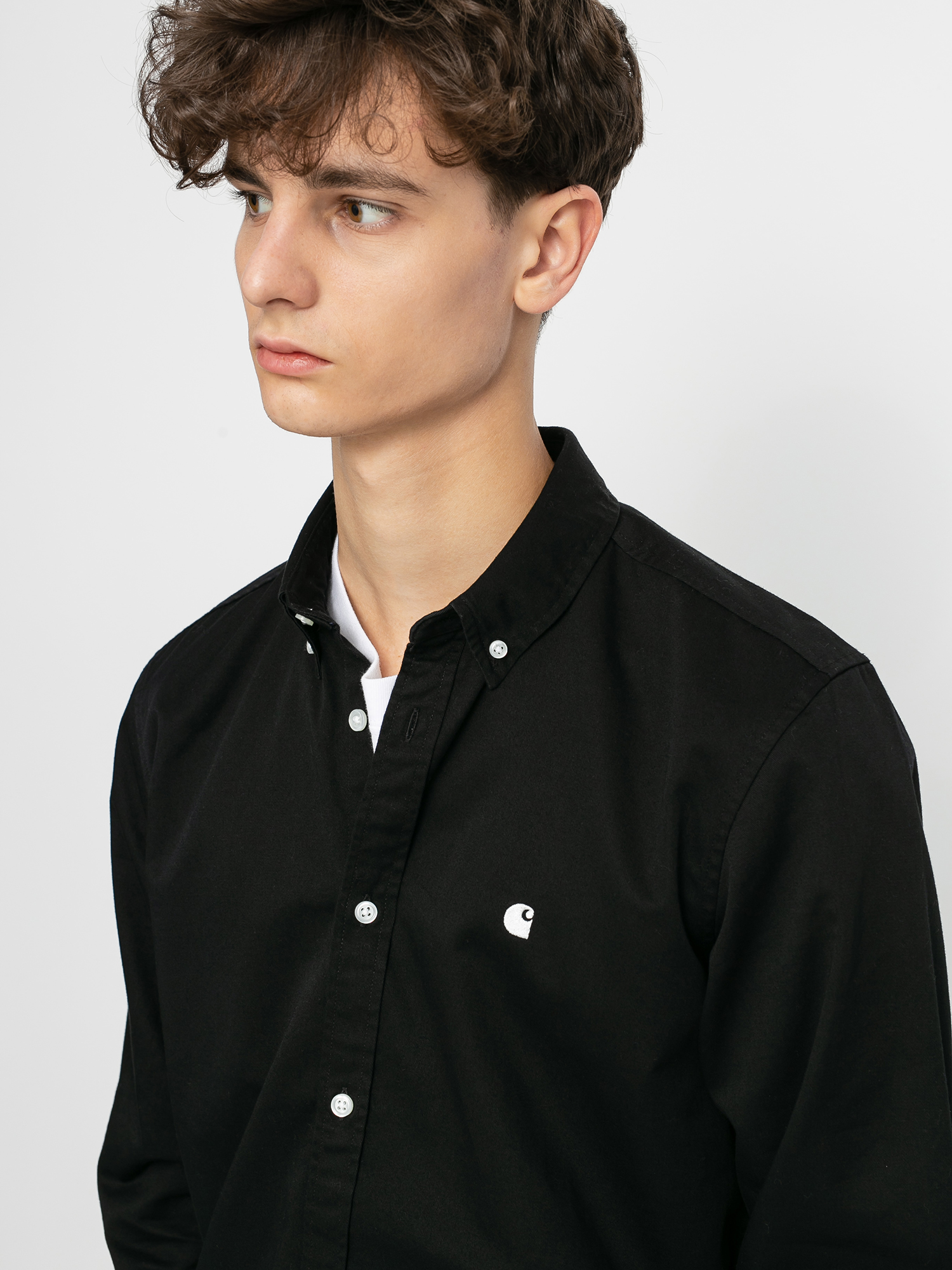 Koszula Carhartt WIP Madison (black/wax)
