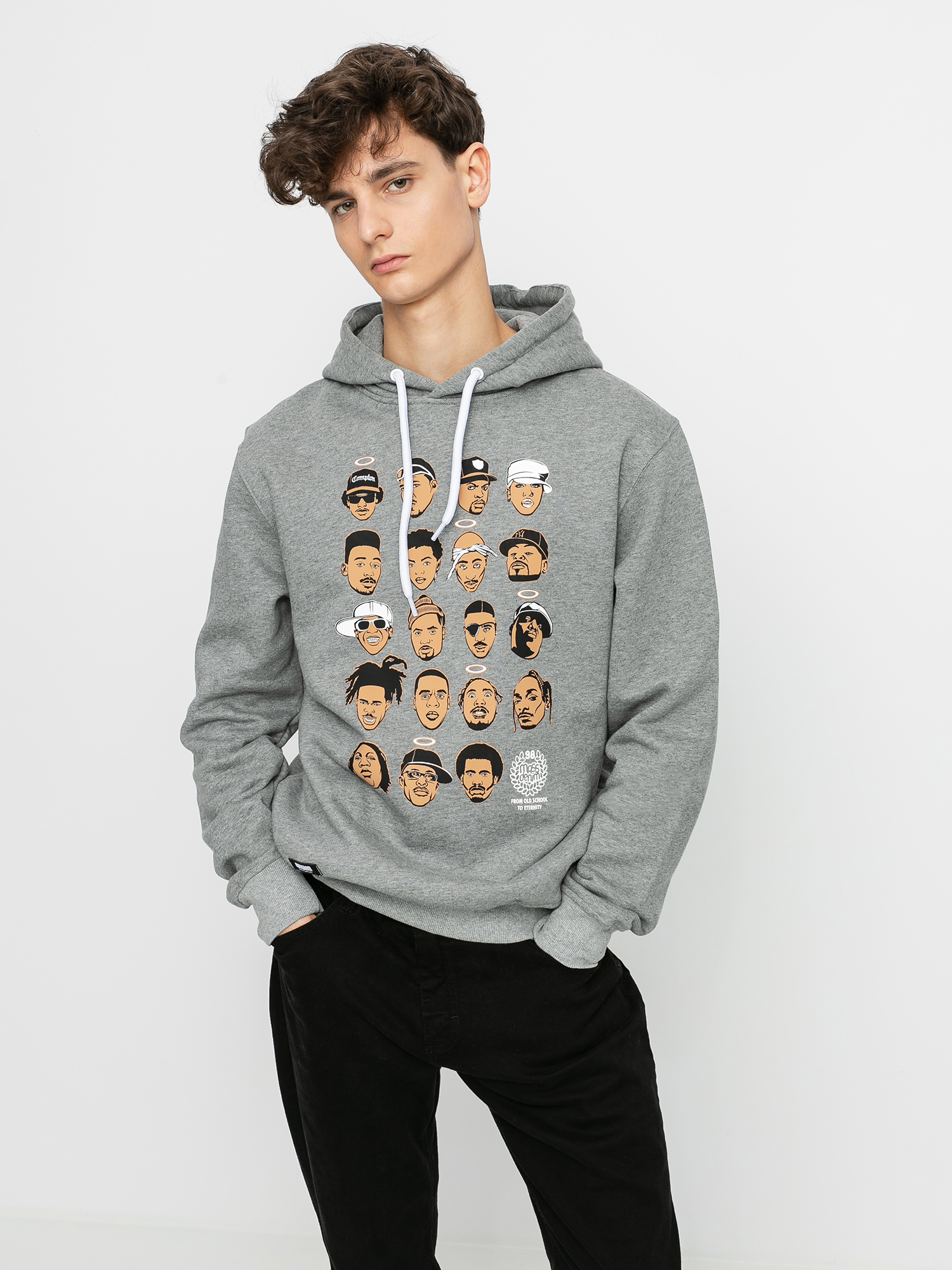 Bluza MassDnm Old School (lt heather grey)