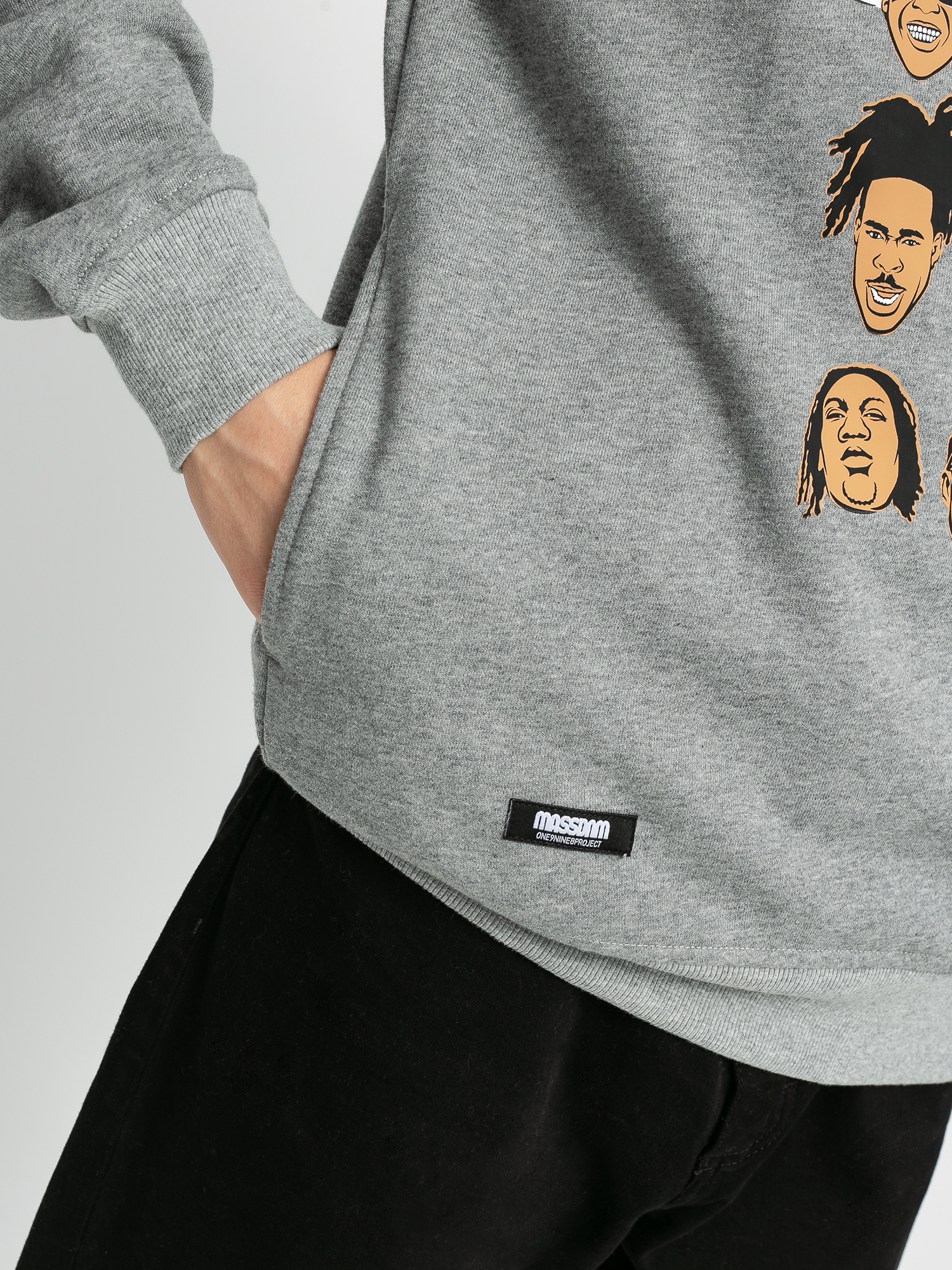 Bluza MassDnm Old School (lt heather grey)