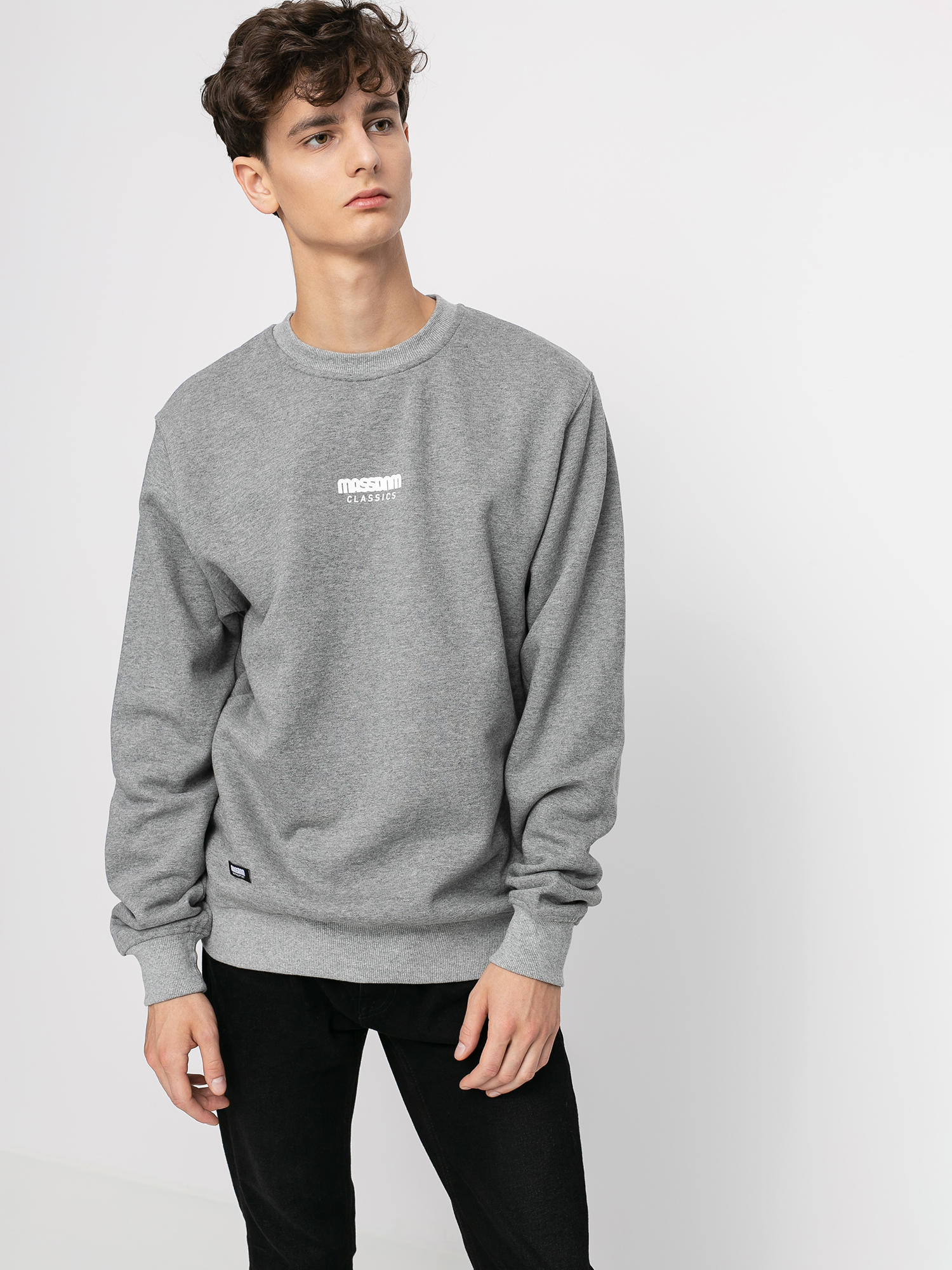 Bluza MassDnm Classics Small Logo (lt heather grey)