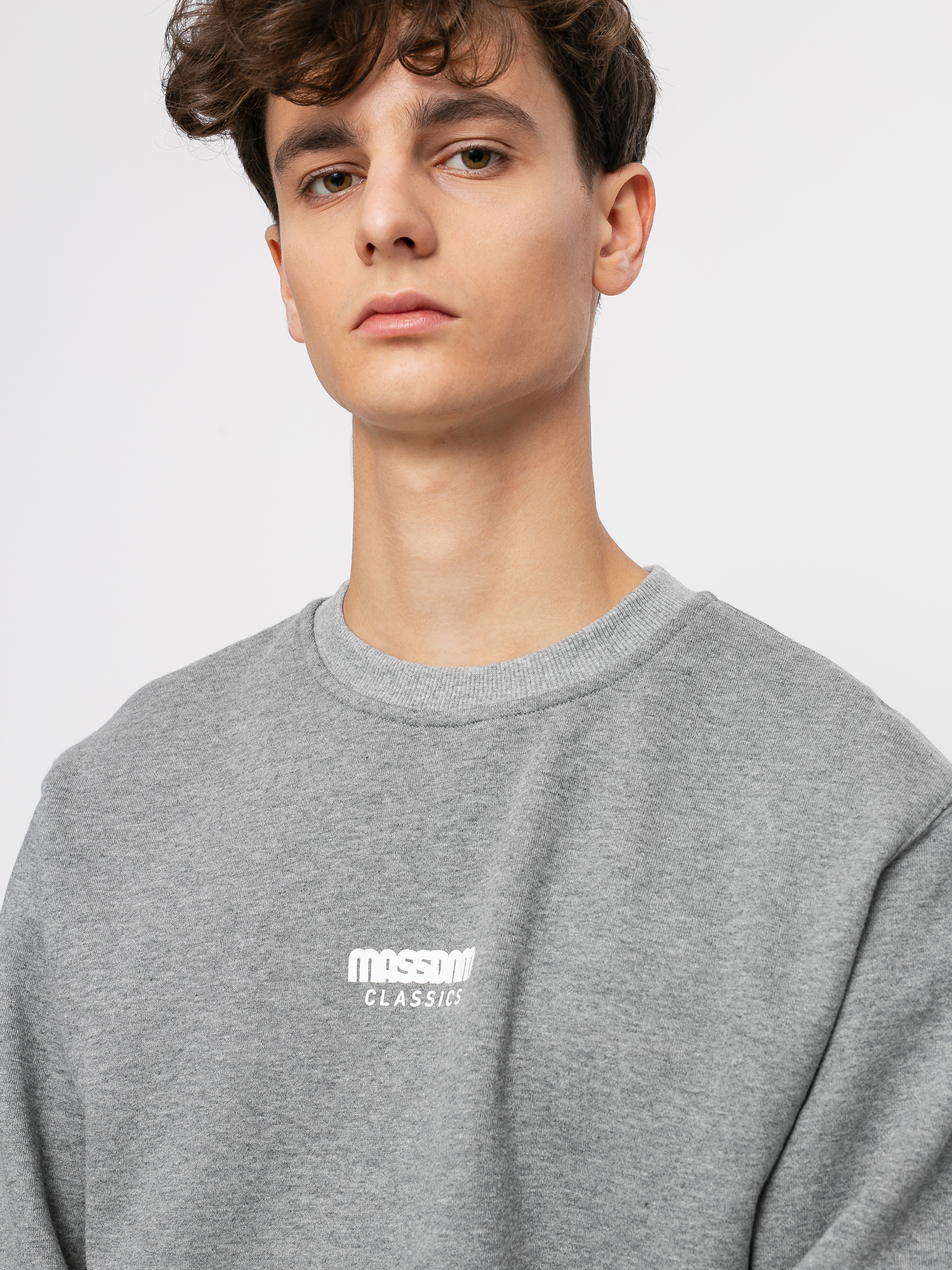 Bluza MassDnm Classics Small Logo (lt heather grey)